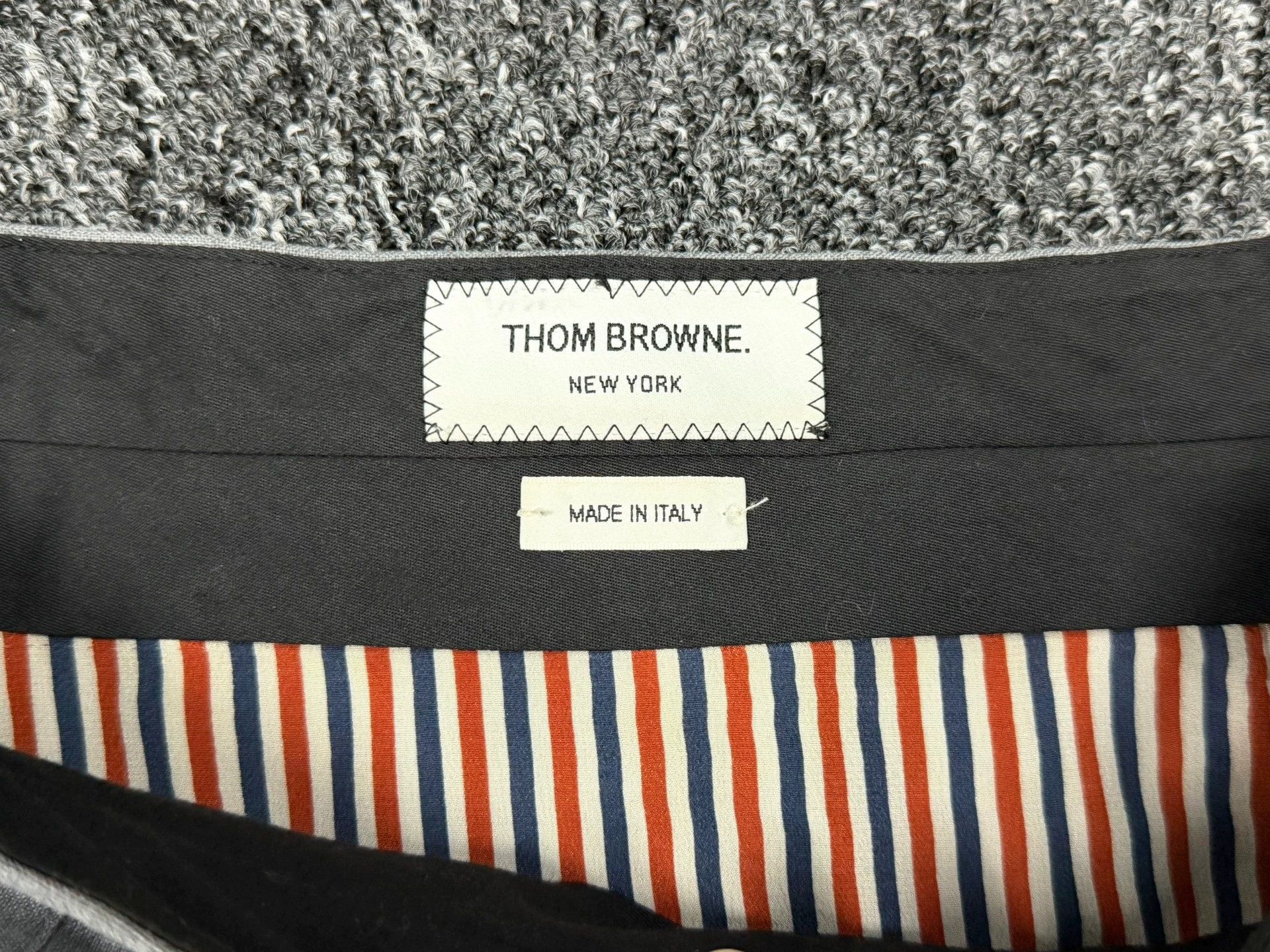 Thom Browne Thom Browne Women's Med Gray Pleated Short Skirt Size 27" / US 4 / IT 40 - 4 Thumbnail