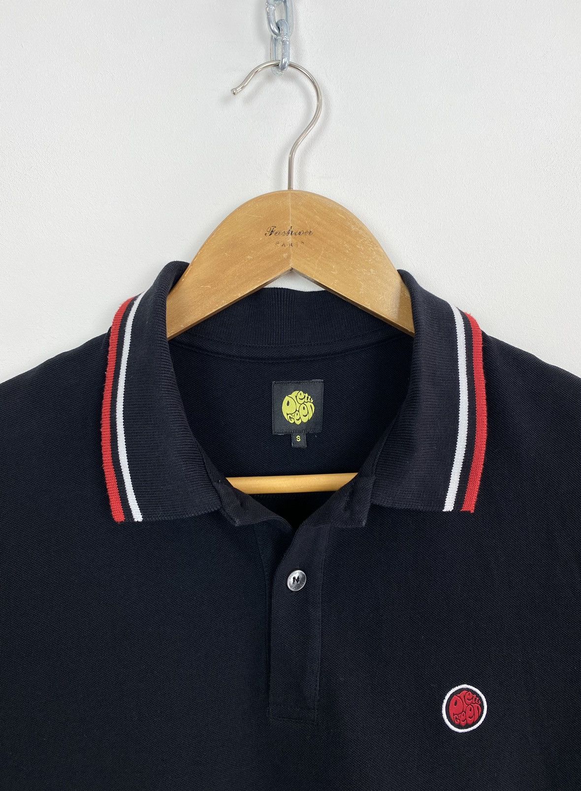 Pretty Green Pretty Green Short Sleeve Polo Shirt Mens Size S Black Top Size US S / EU 44-46 / 1 - 3 Thumbnail