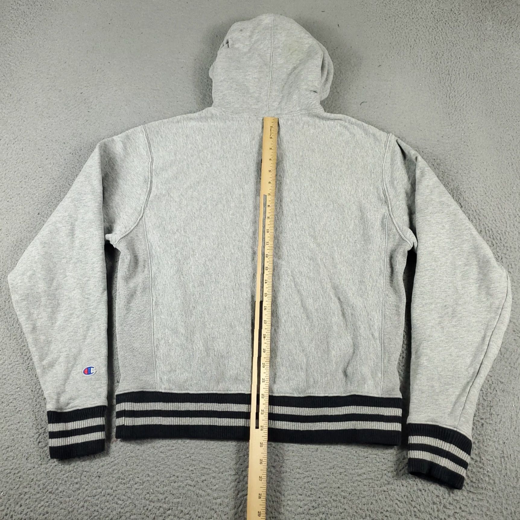Champion Champion Hoodie Mens Medium Gray Pullover Sweatshirt - Long Sleeve, Mock Neck, Adjustable, Sports Size US M / EU 48-50 / 2 - 5 Thumbnail
