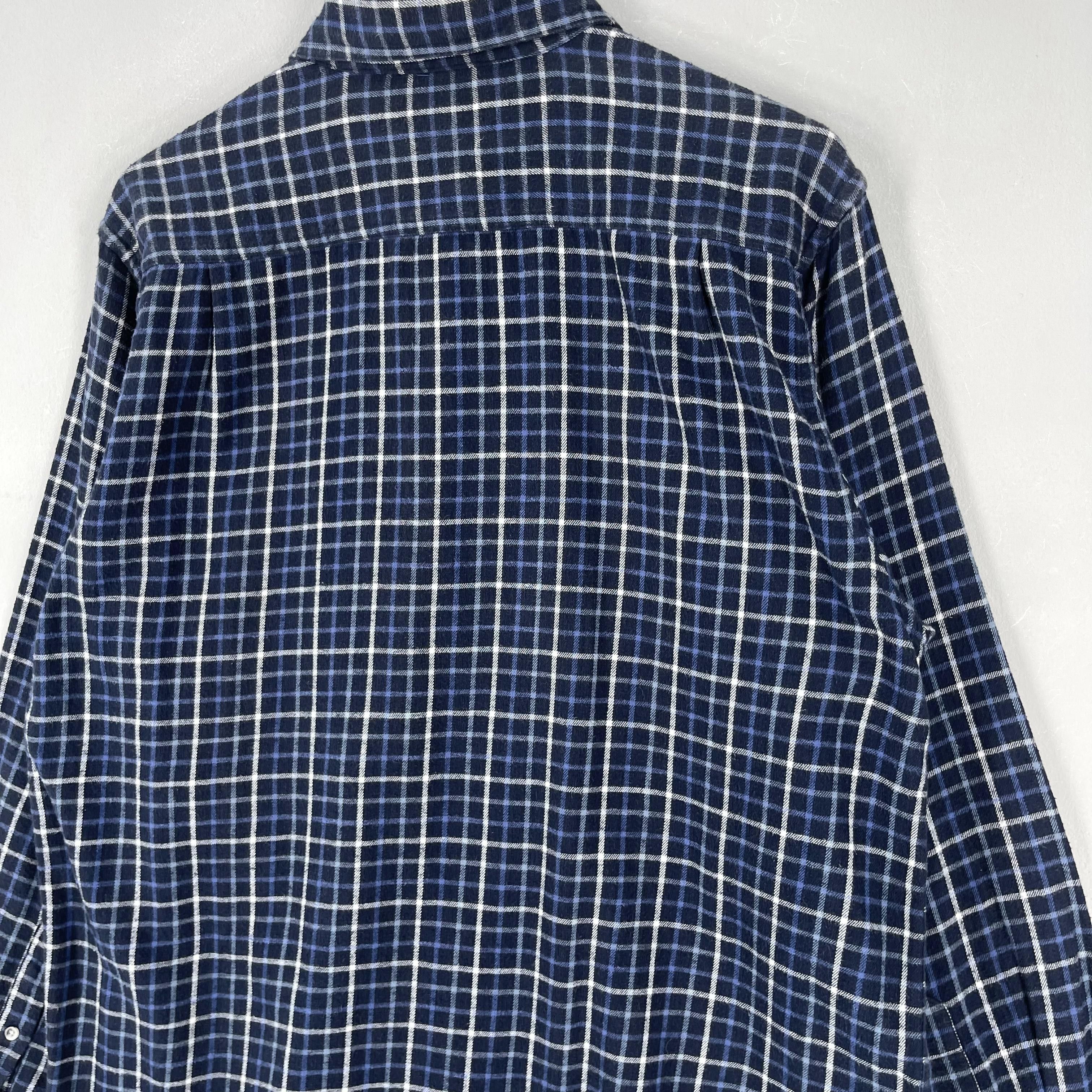 Flannel Vintage Checkered Gingham Minimalist Distressed Flannel Size US L / EU 52-54 / 3 - 8 Thumbnail