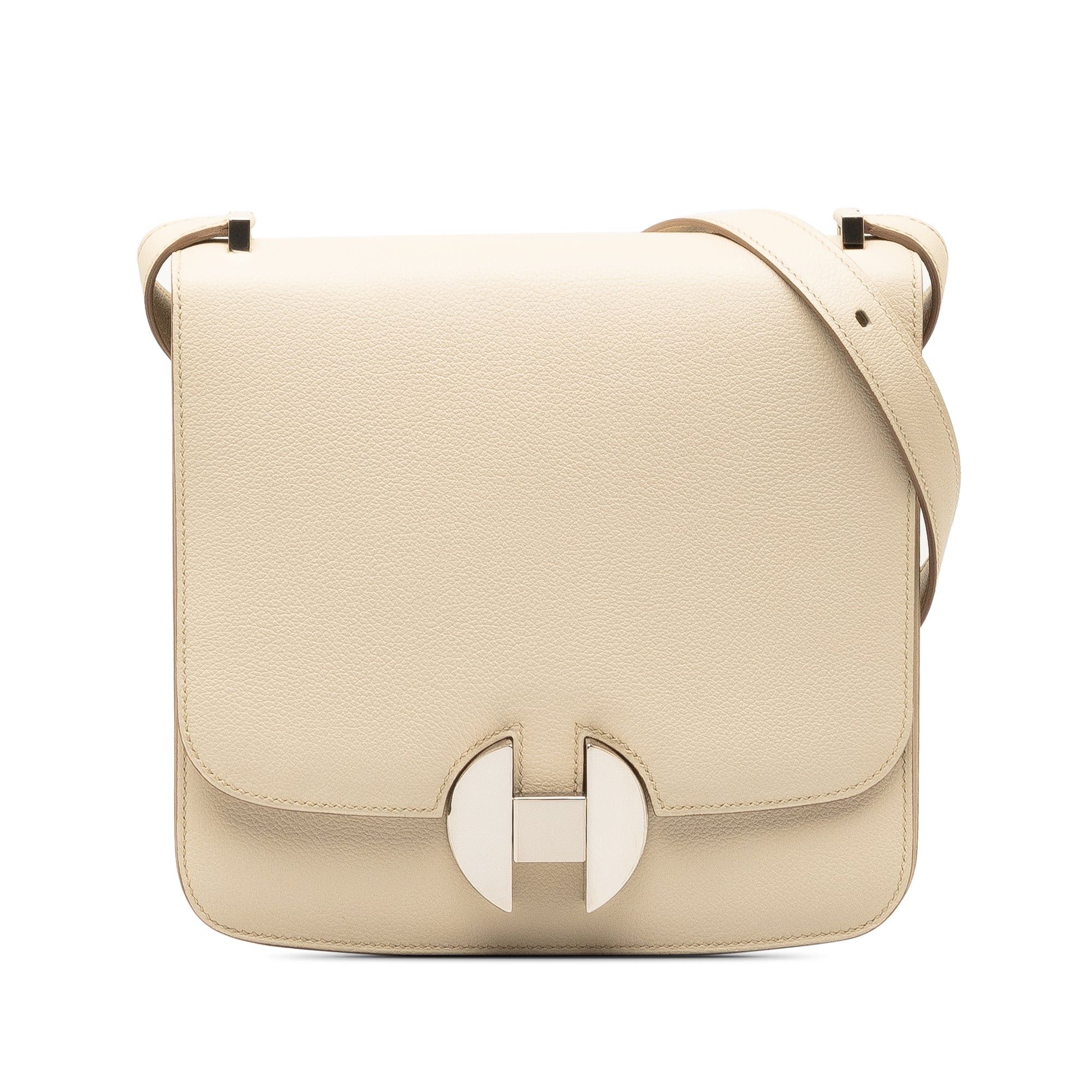 image of Hermes Evercolor 2002 20 Shoulder Bag in White, Women's