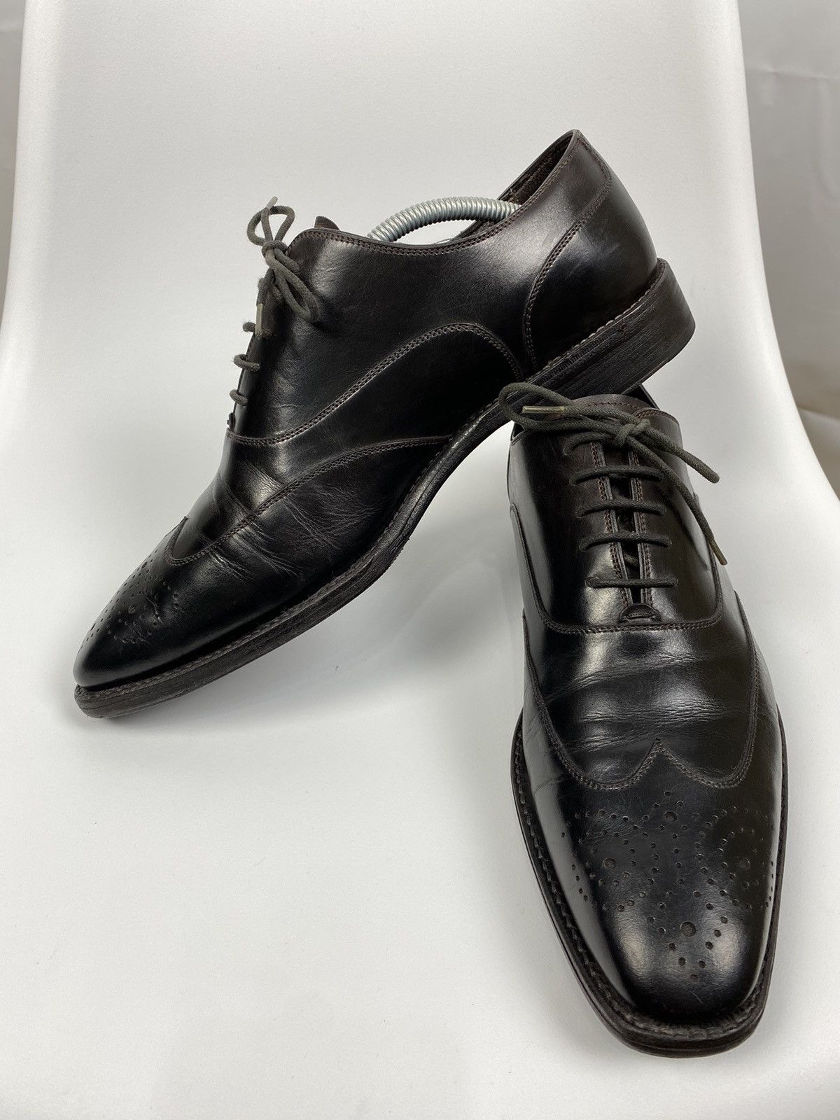 Canali Canali Men's Italy Euro Size 43 US 10 Leather Dress Shoes Size US 10 / EU 43 - 6 Thumbnail