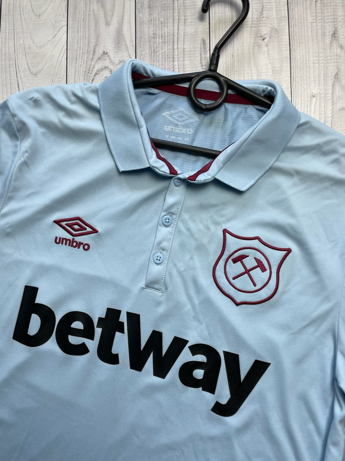 Umbro × Vintage Vintage Umbro West Ham United soccer jersey blue away L Size US L / EU 52-54 / 3 - 2 Thumbnail