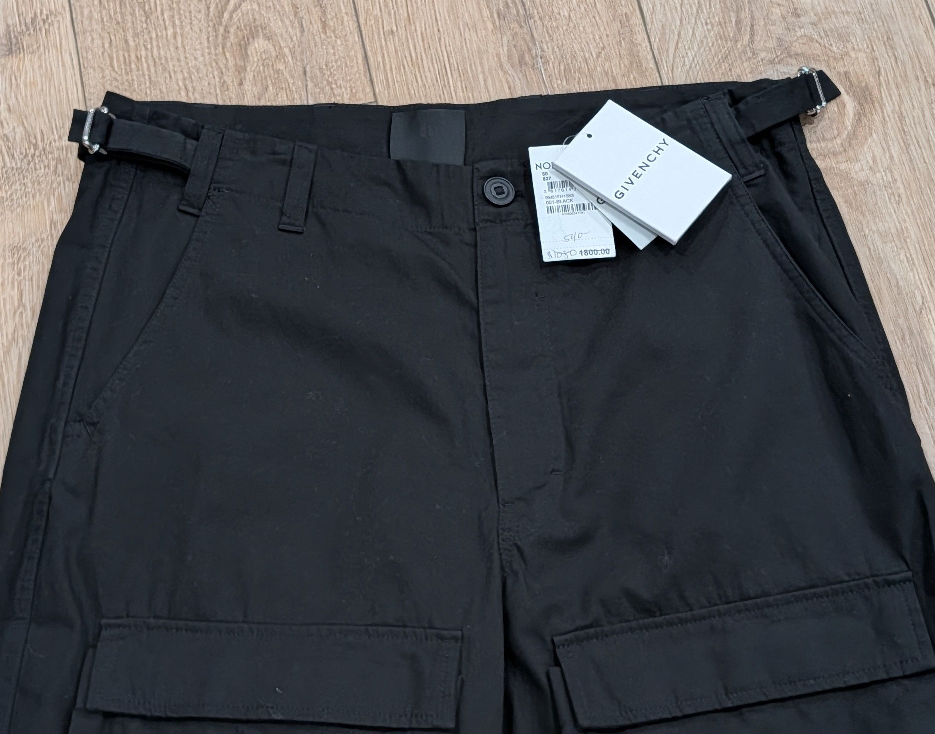Givenchy GIVENCHY Military Spirit Cargo Pants Black 50 US 34 Size US 34 / EU 50 - 2 Thumbnail