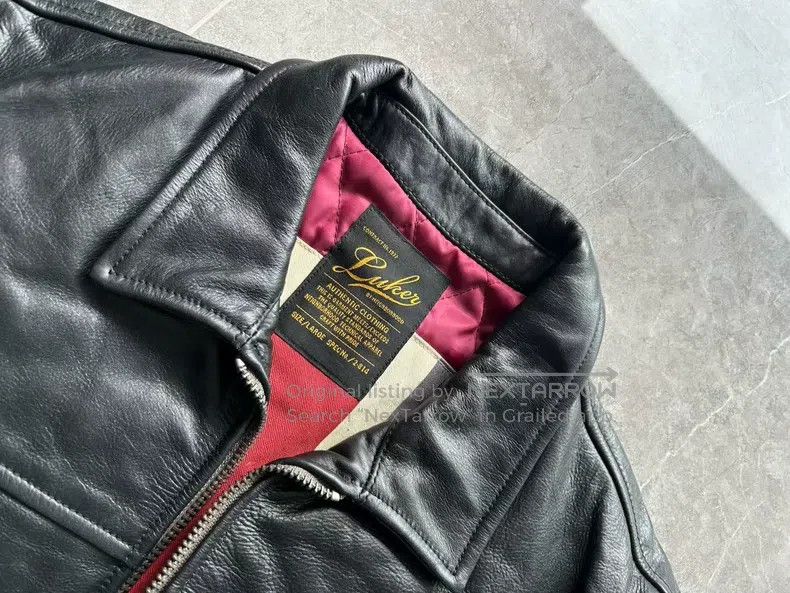 Neighborhood Neighborhood Cowhide Biker Jacket Leather Jacket Size US L / EU 52-54 / 3 - 2 Thumbnail