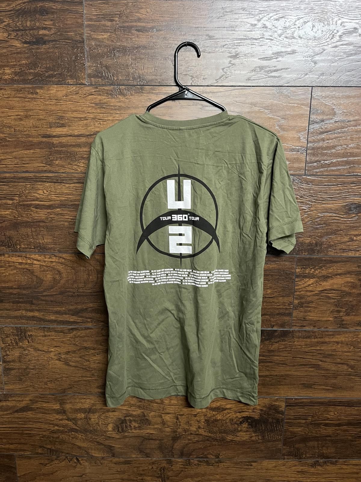 Designer U2 360 Degree Tour T-shirt Equality Graffiti Drip 2010 -M Size US M / EU 48-50 / 2 - 2 Thumbnail