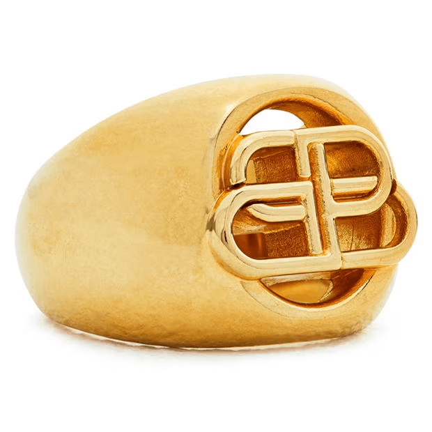 Balenciaga Bb Signet Ring 52 Size ONE SIZE - 2 Thumbnail