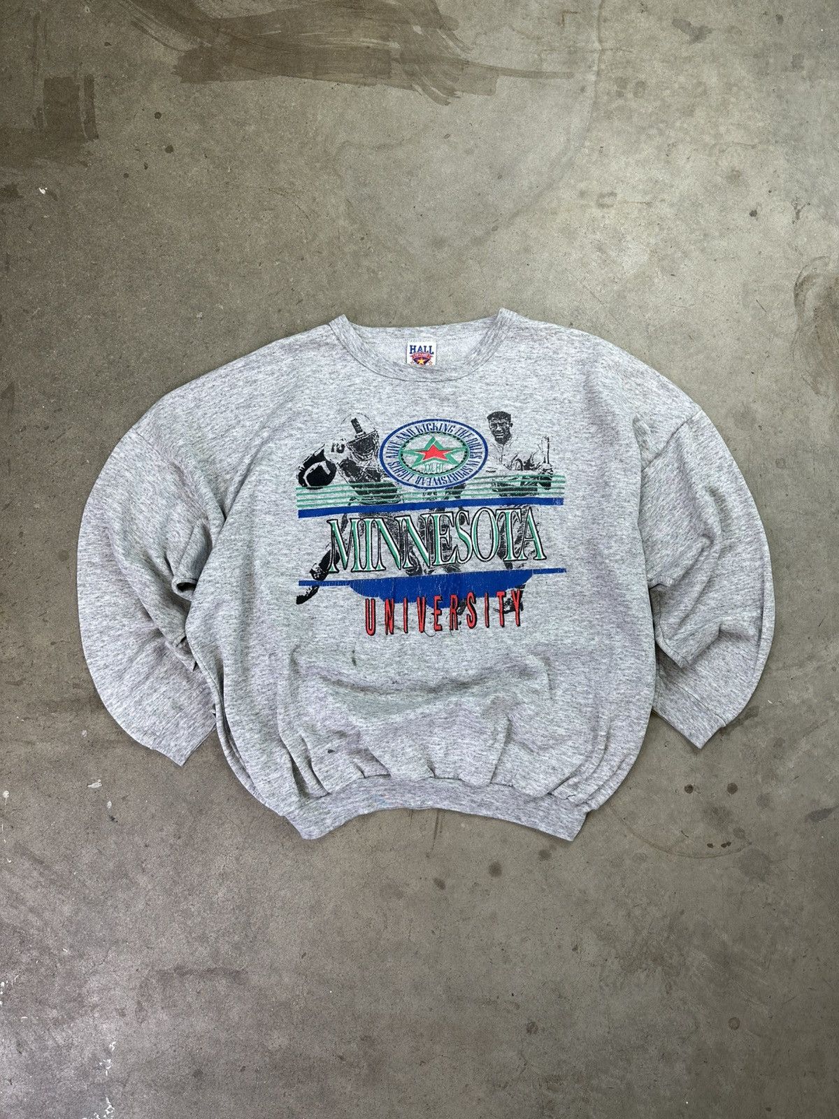 Vintage vintage 90s minnesota university collegiate crewneck medium Size US M / EU 48-50 / 2 - 1 Thumbnail
