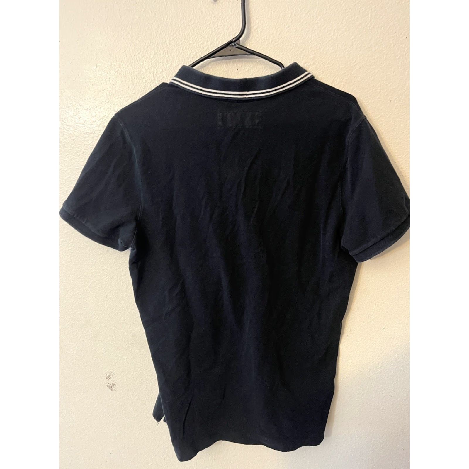 Abercrombie & Fitch Abercrombie and Fitch Polo Shirt Mens L Navy Super Slim Fit Stretch Preppy Size US L / EU 52-54 / 3 - 3 Thumbnail
