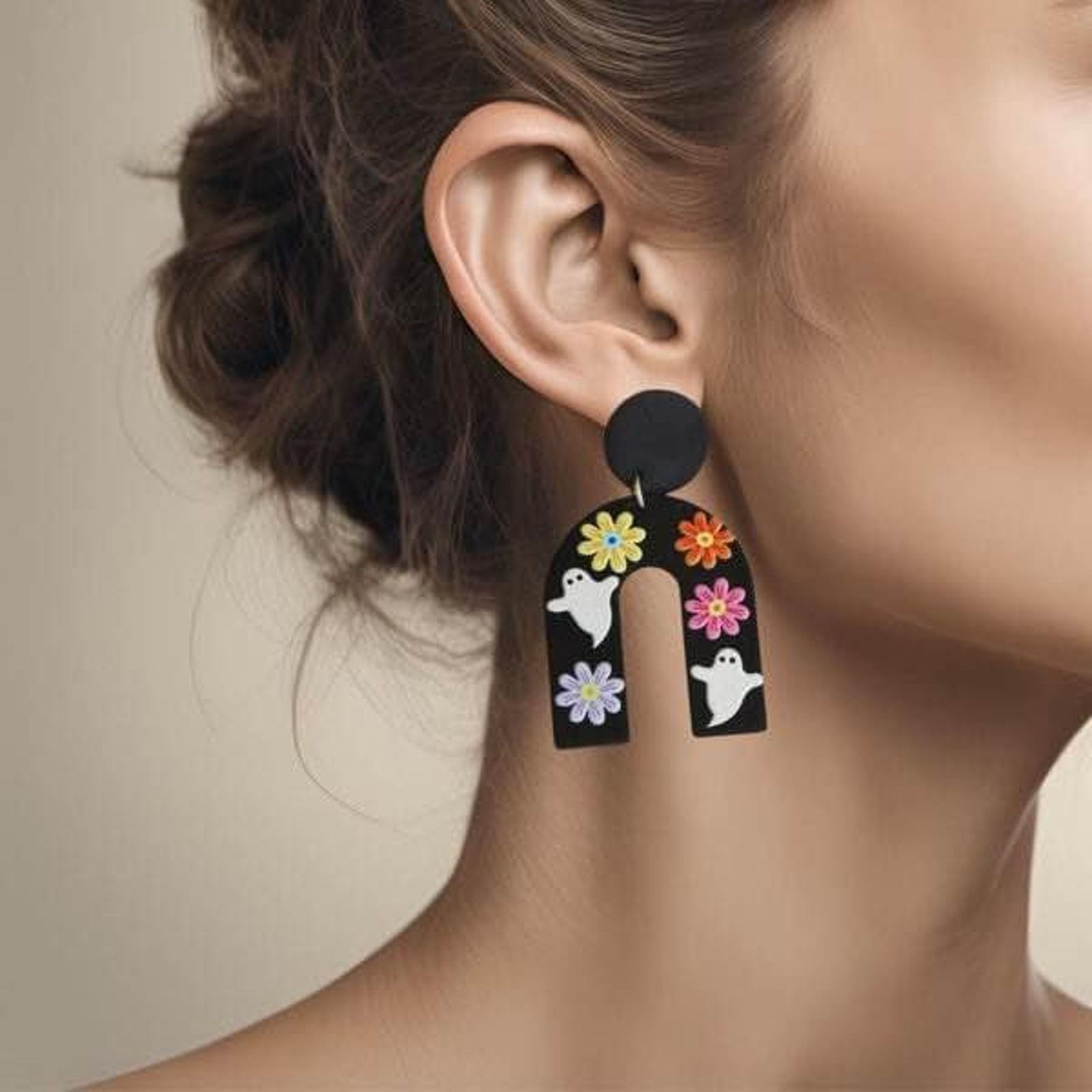 & Other Stories GROOVY GHOULS HALLOWEEN EARRINGS Size ONE SIZE - 4 Thumbnail