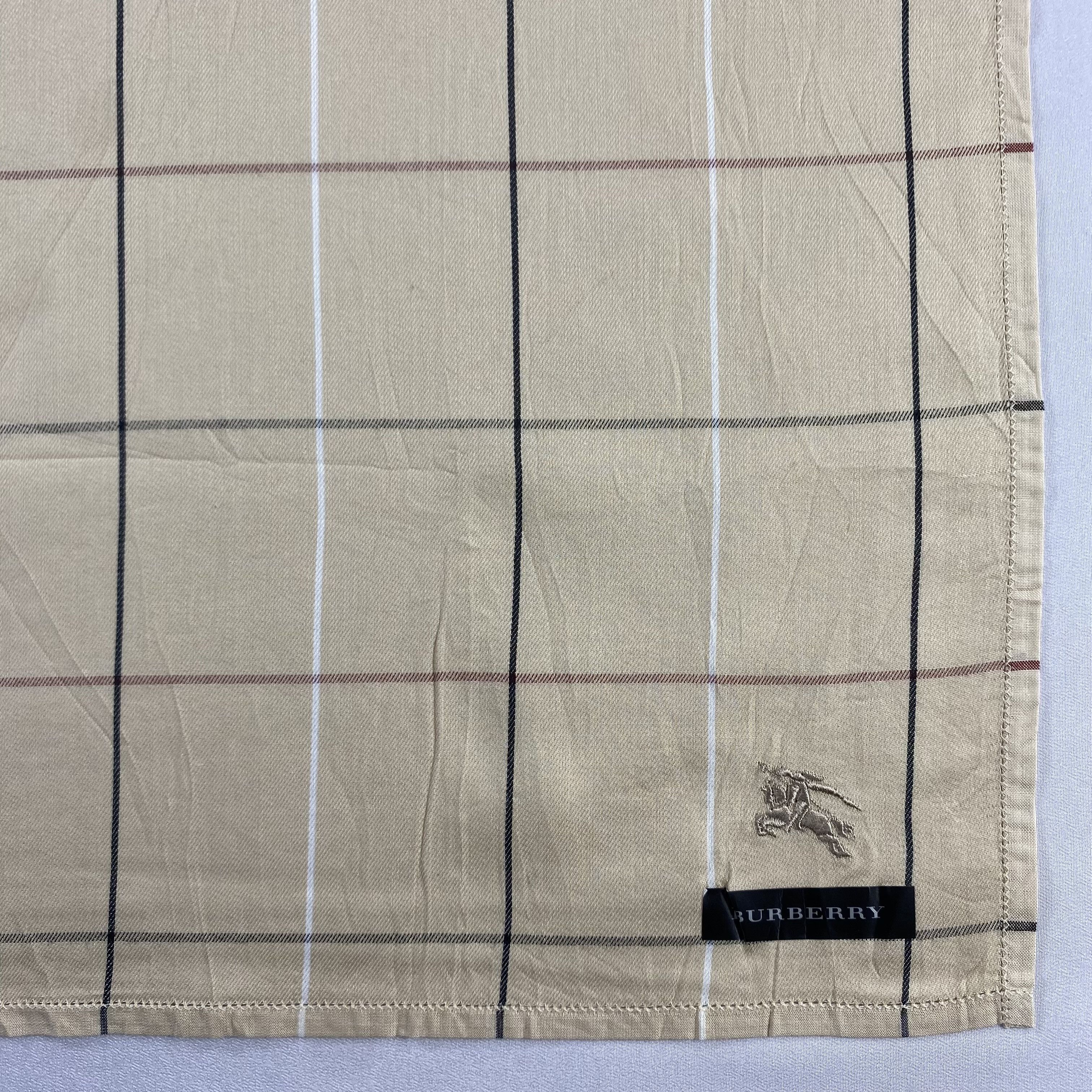 Burberry × Vintage Burberry Handkerchief / Neckerchief / Bandana-P1407 Size ONE SIZE - 3 Thumbnail