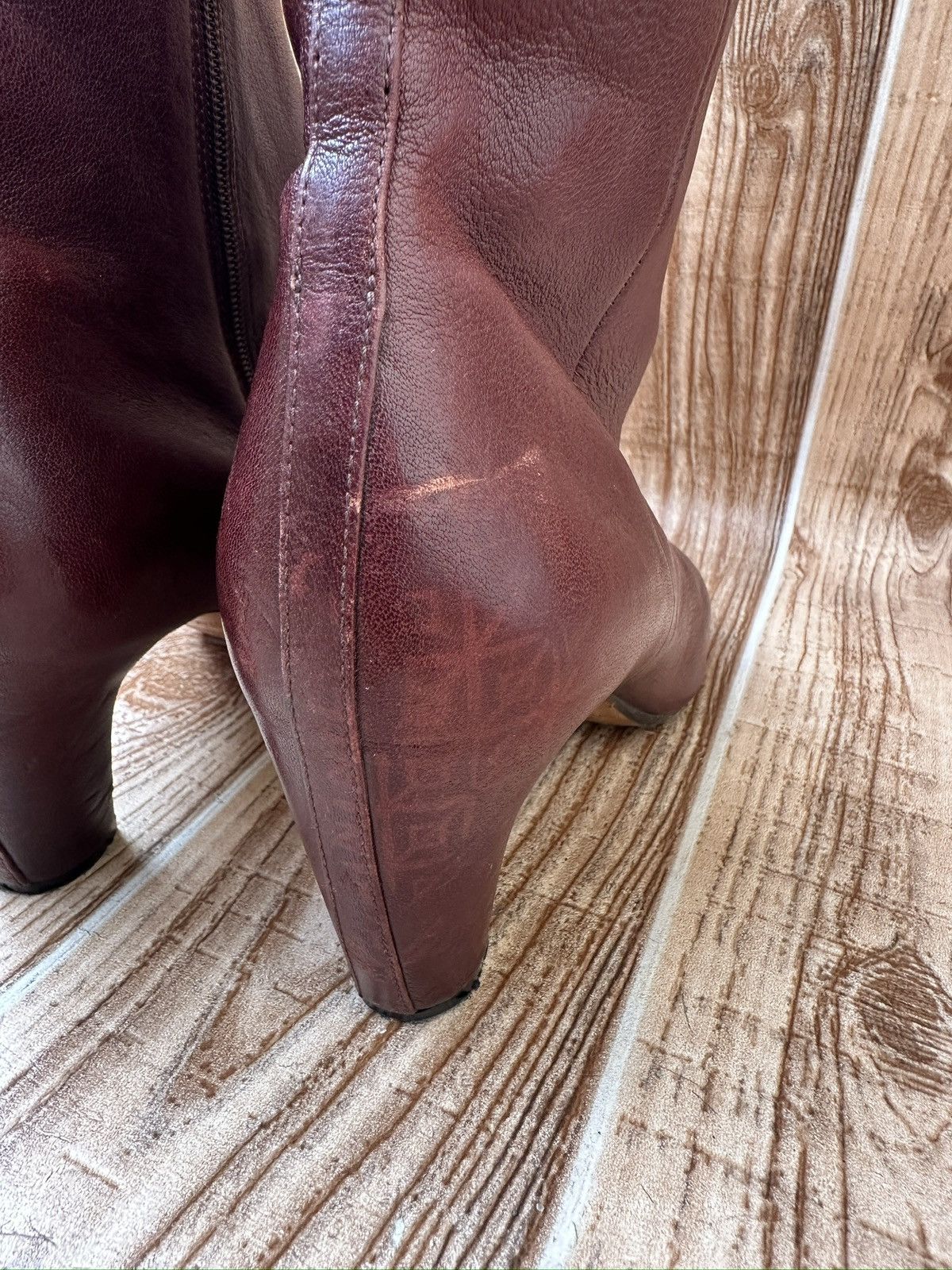 Maison Margiela Maison Martin Margiela Curved Heeled Boots Line 22 Size US 9 / IT 39 - 10 Thumbnail