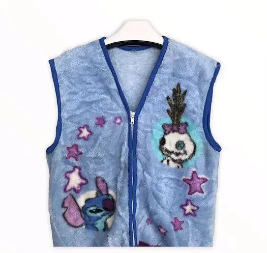 Cartoon Network × Disney Disney Cartoon Network Stitch Big Logo Fleece Vest Size US S / EU 44-46 / 1 - 2 Thumbnail