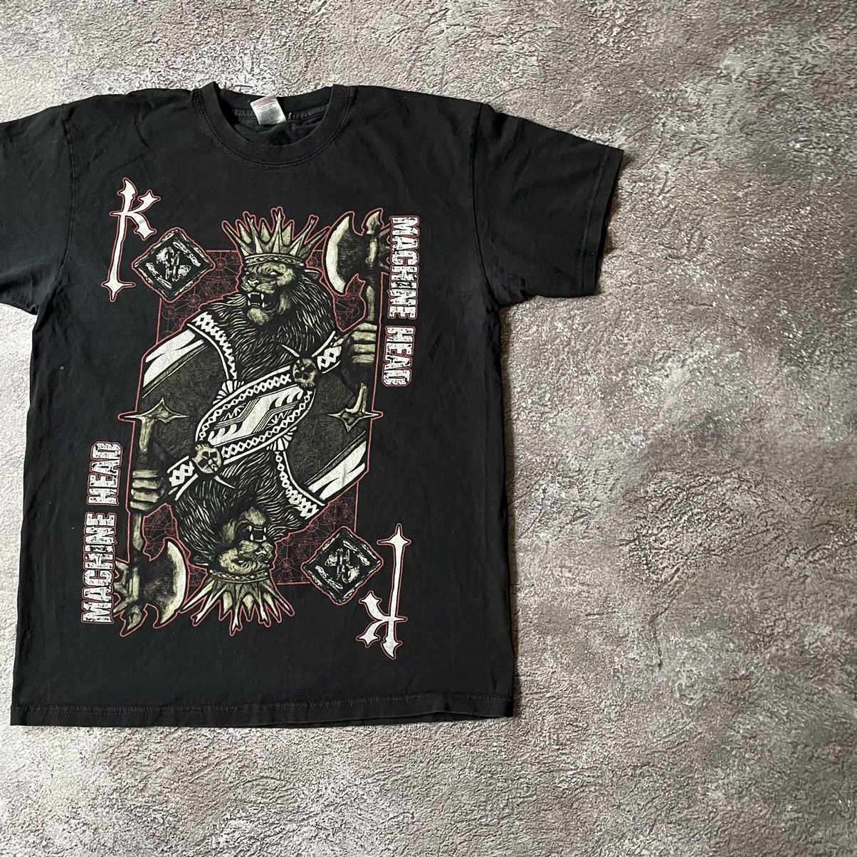 Vintage Vintage Y2K Graphic Tee Black Goth Horror Skeleton Abstract Size US L / EU 52-54 / 3 - 3 Thumbnail