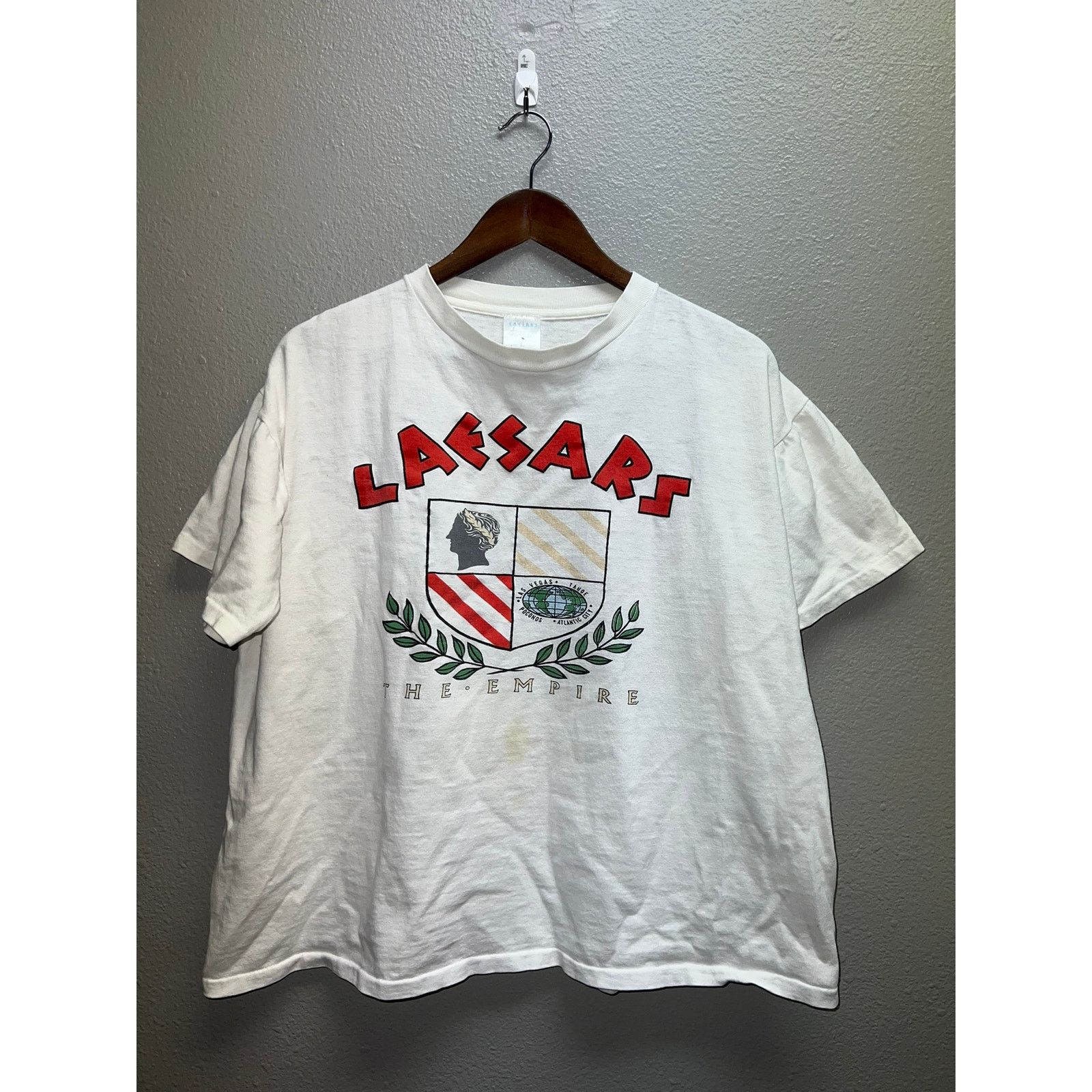 Vintage Womens Vintage Caesars Shirt Las Vegas Crop Top Stained L Size L / US 10 / IT 46 - 1 Thumbnail