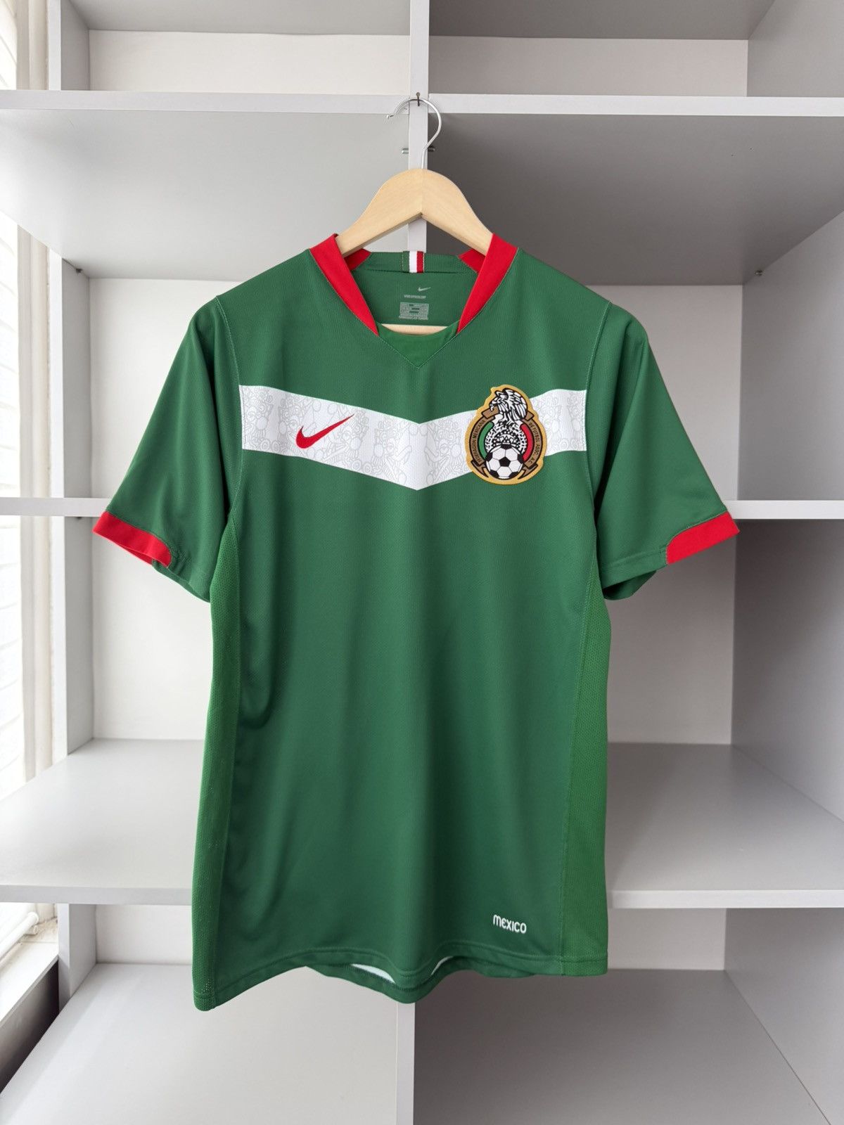 Nike Nike Mexico Vintage 2006 2007 World Cup Home Jersey Size US S / EU 44-46 / 1 - 1 Thumbnail
