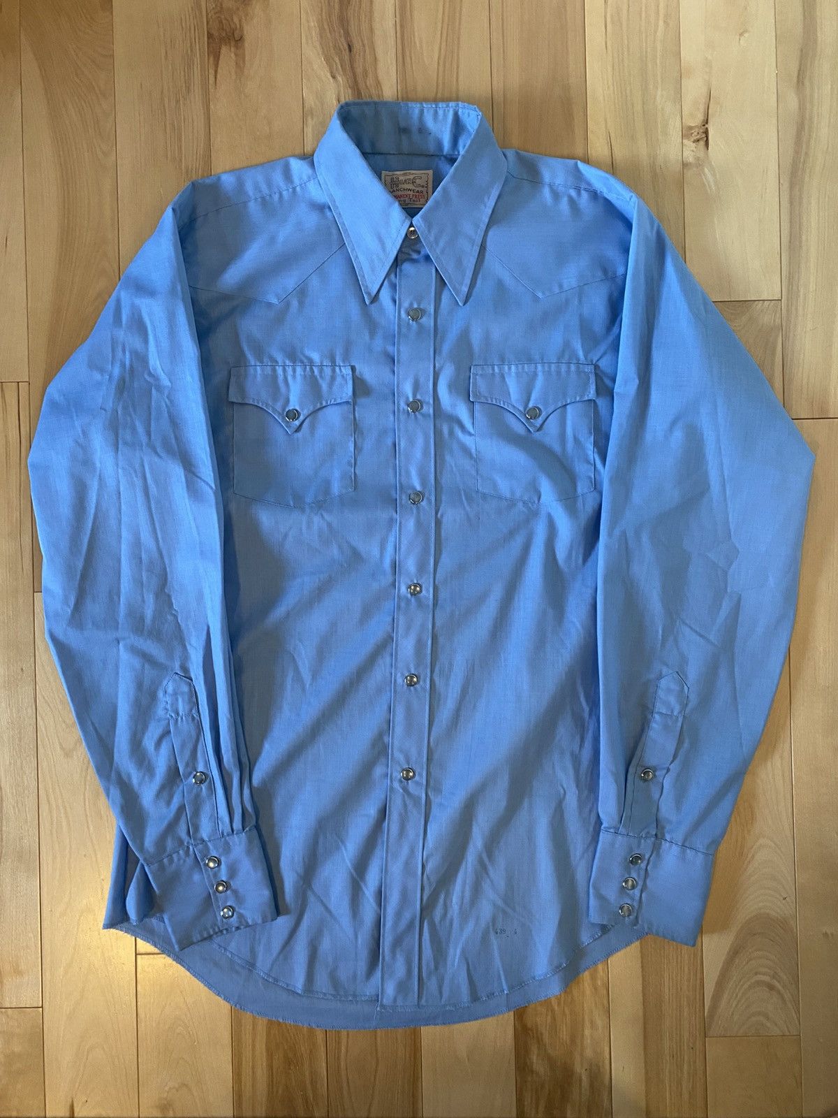 Vintage Vintage HBarC Long Tail Dress Shirt 16.5 Size US L / EU 52-54 / 3 - 1 Thumbnail