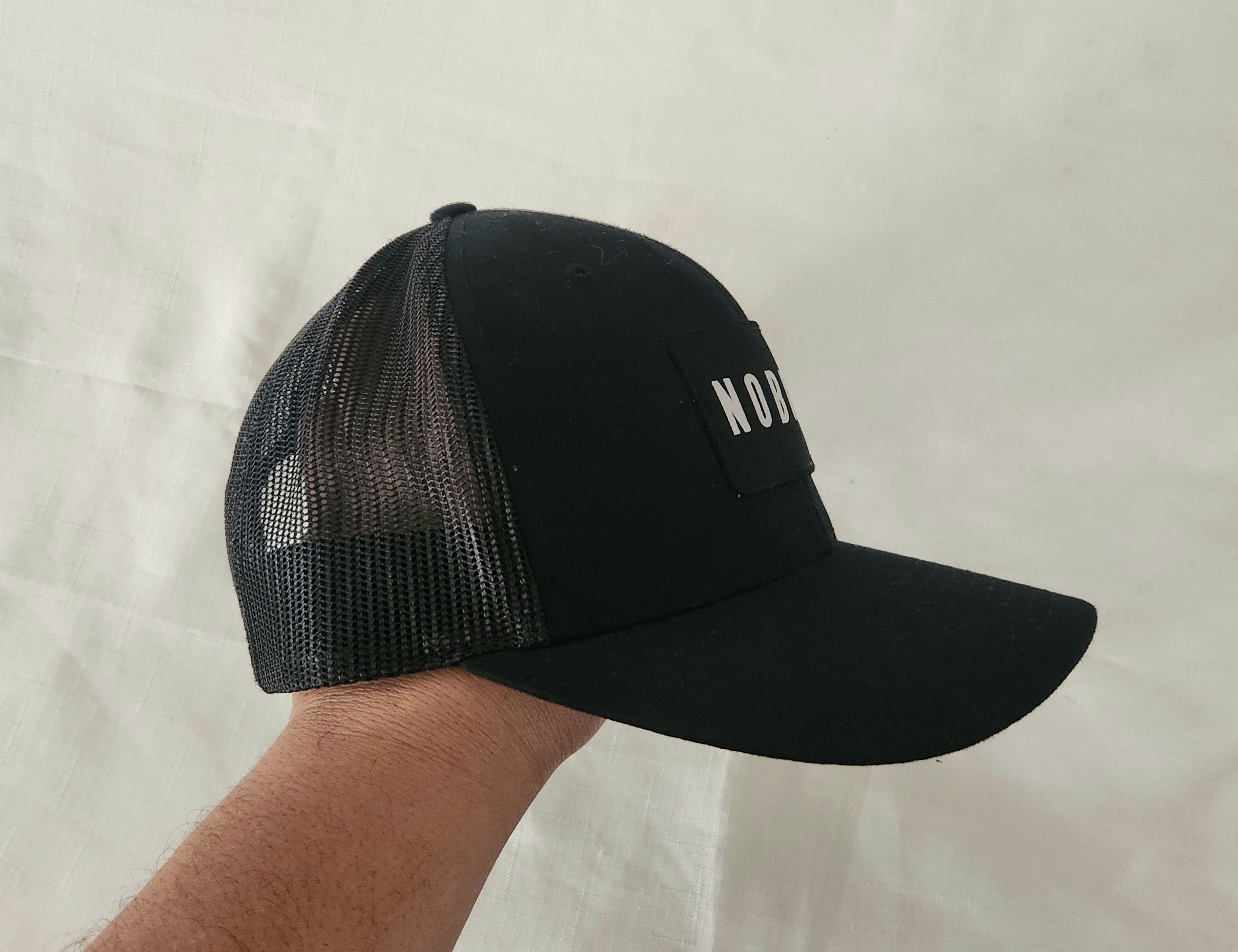 Other NOBULL JUST THE HORNS BLACK MESH TRUCKER SNAPBACK ADJUSTABLE Size ONE SIZE - 4 Thumbnail