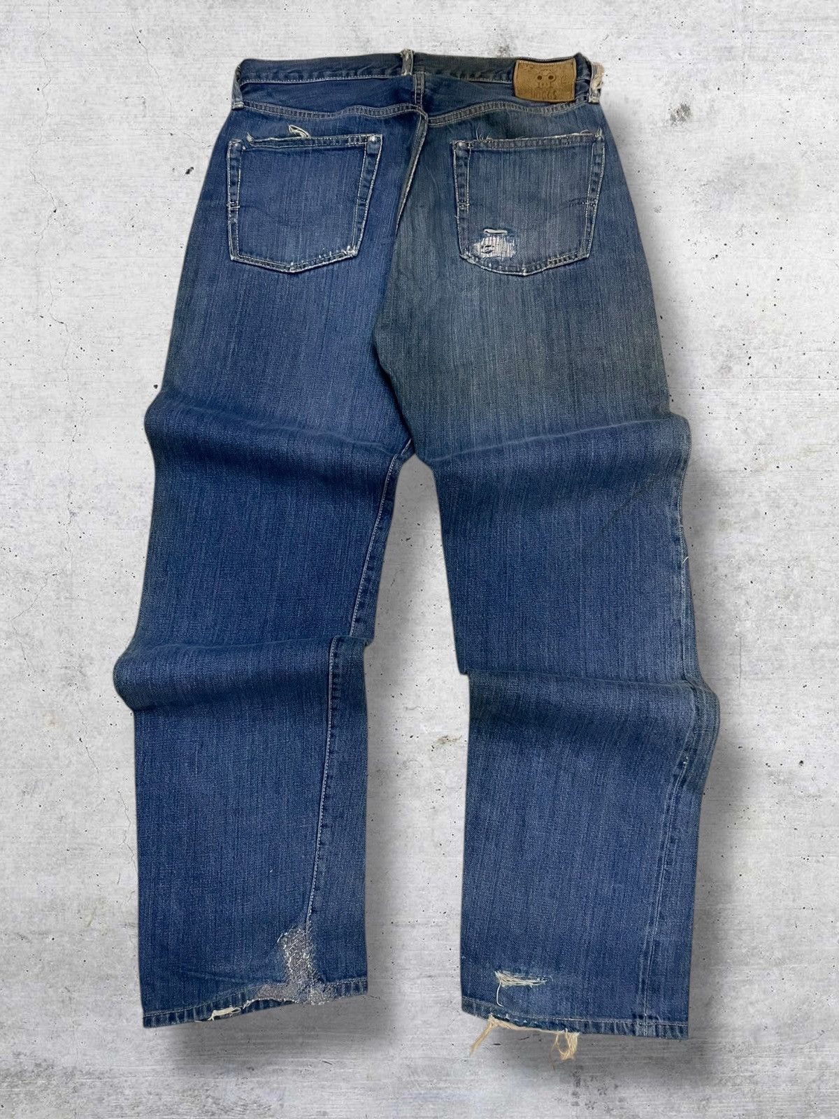 Nepenthes VINTAGE HOGGS BY NEPHENTES OG JAPAN DESIGNER SELVEDGE DENIM Size US 29 - 13 Thumbnail