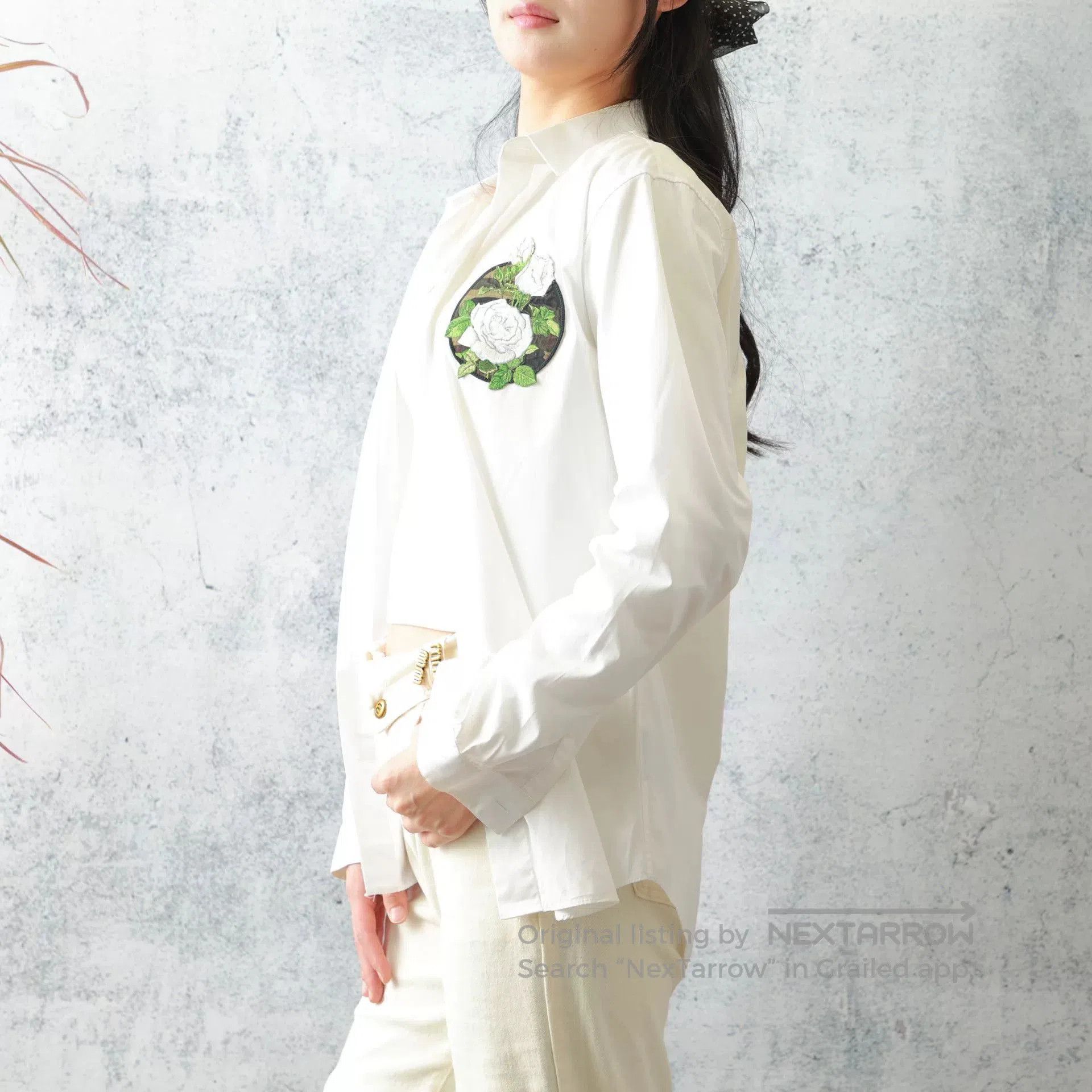 Dior Dior White Cotton Embroidered Long. Size S / US 4 / IT 40 - 5 Thumbnail