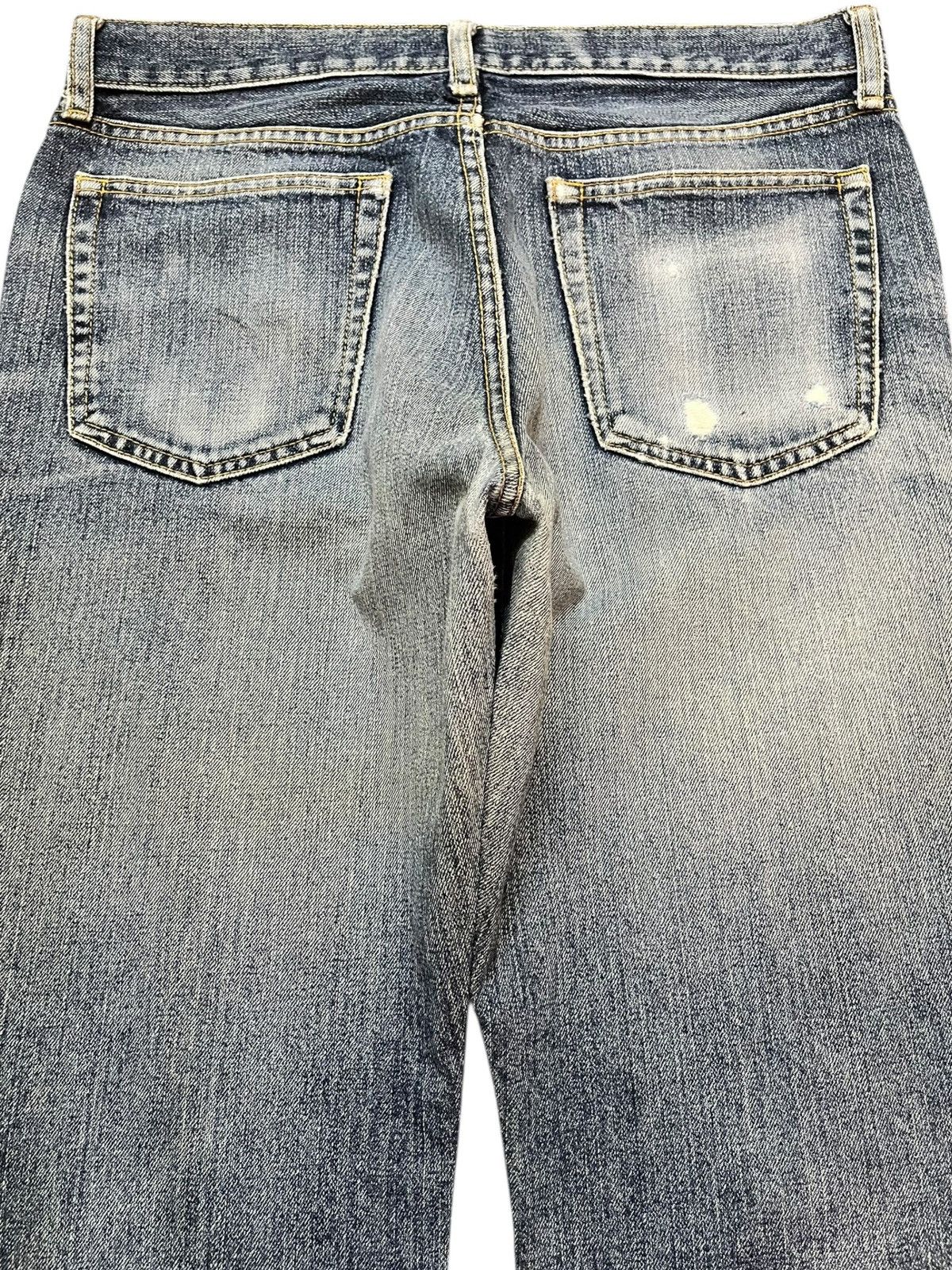 Uniqlo Vintage Uniqlo Flare Bell Bottom Blue Wash Denim Size US 32 / EU 48 - 6 Thumbnail