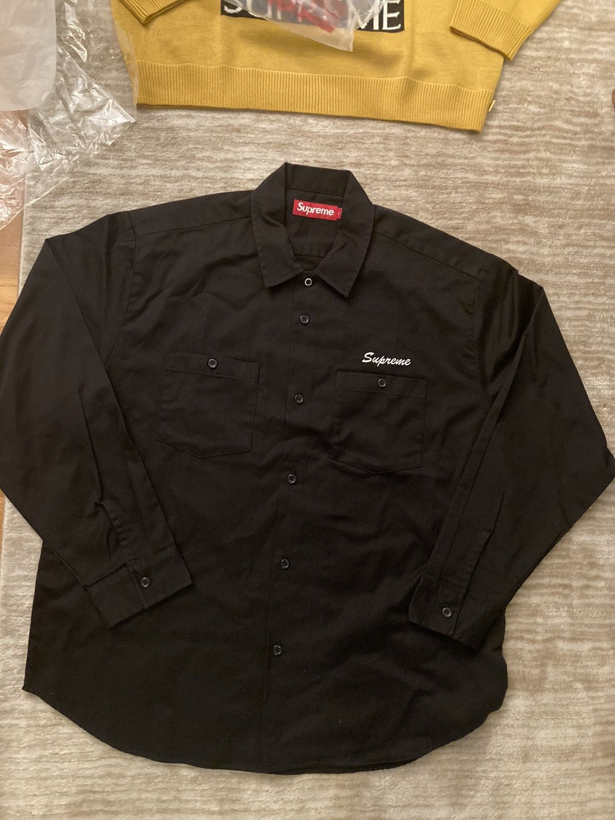 Supreme American Psycho S/S Work Shirt | Grailed