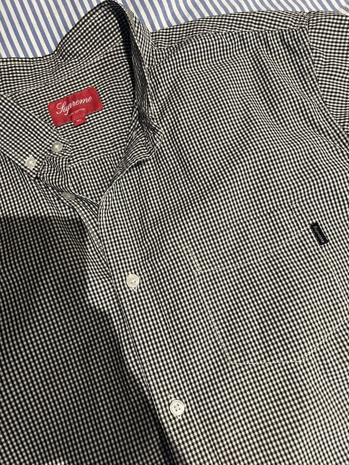 Supreme Supreme pre 2010 Gingham oxford button up shirt Size US XL / EU 56 / 4 - 2 Thumbnail