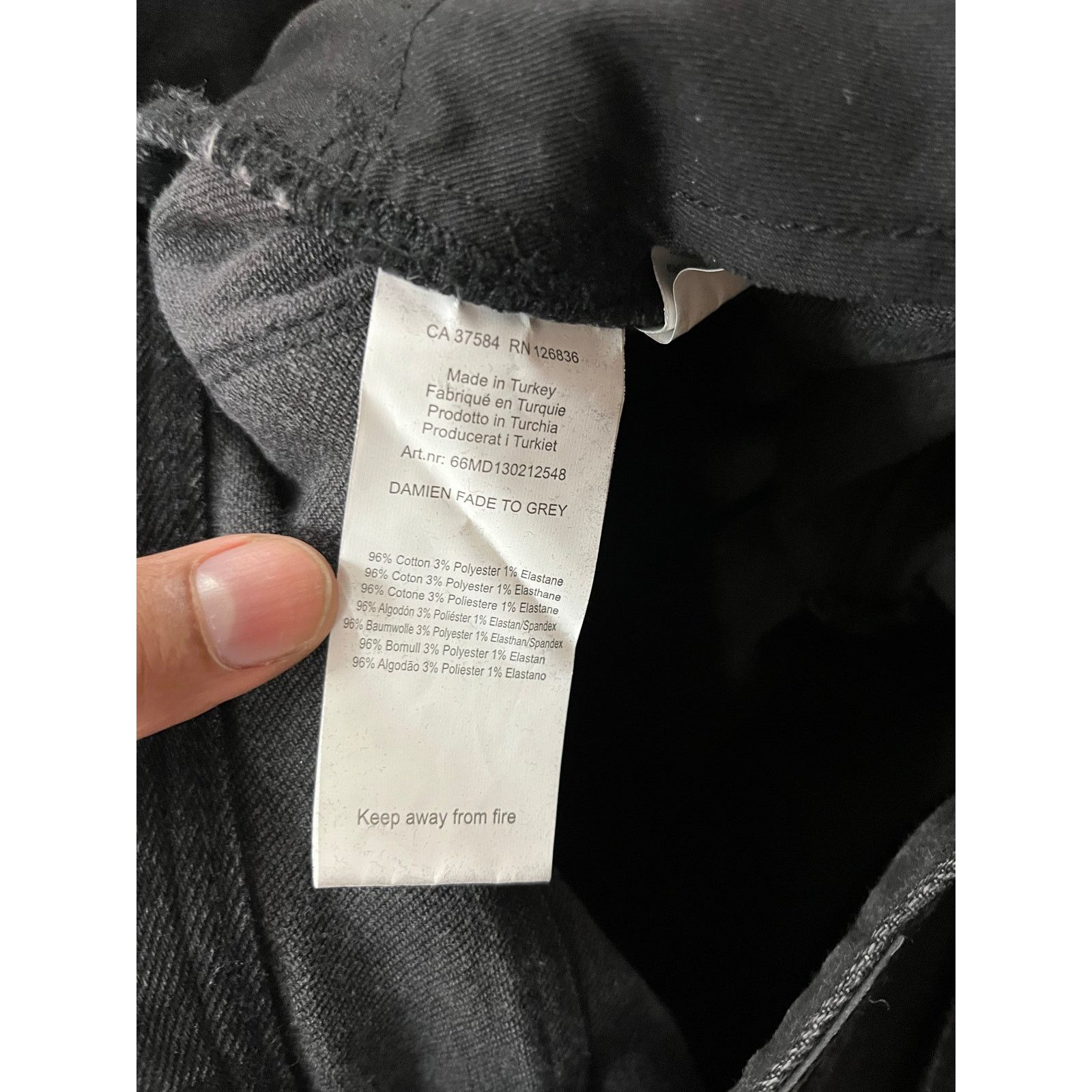 J.Lindeberg J. LINDEBERG -DAMIEN SHADOW GREY JEANS / 36x34/ Size US 36 / EU 52 - 8 Thumbnail