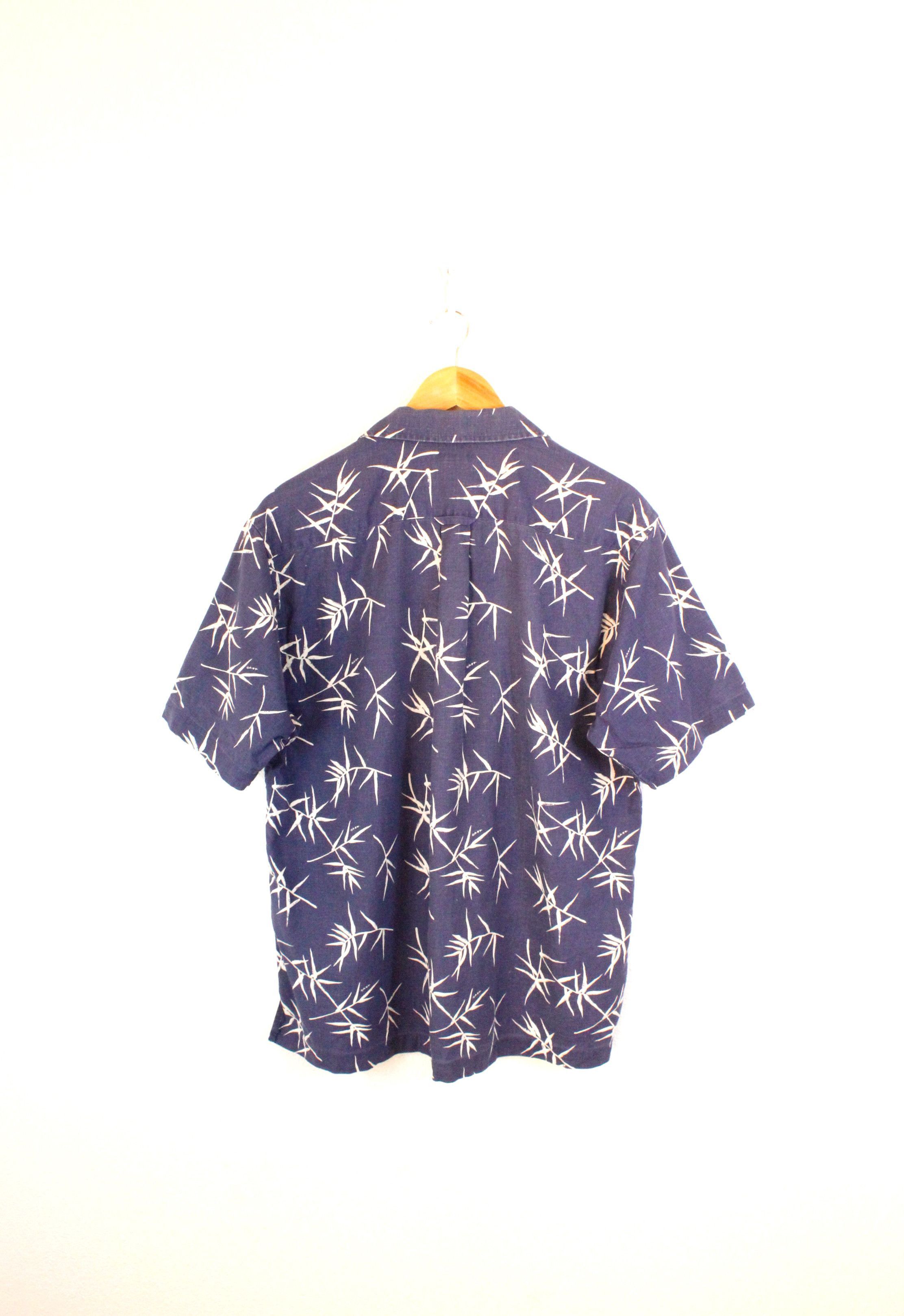 Gant Gant Nature Pattern Print Linen Cotton Hawaiian Shirt Size US L / EU 52-54 / 3 - 3 Thumbnail