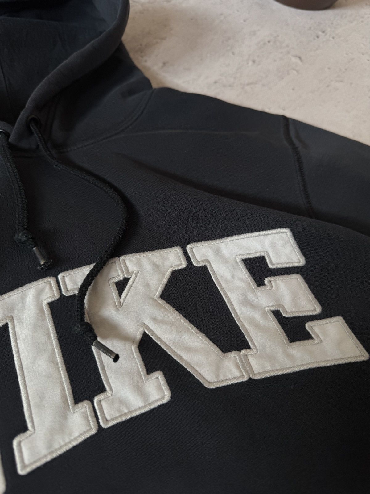 Nike × Vintage NIKE VINTAGE 00s y2k OVERSIZE BAGGY HOODIE CENTER LOGO Size US S / EU 44-46 / 1 - 5 Thumbnail