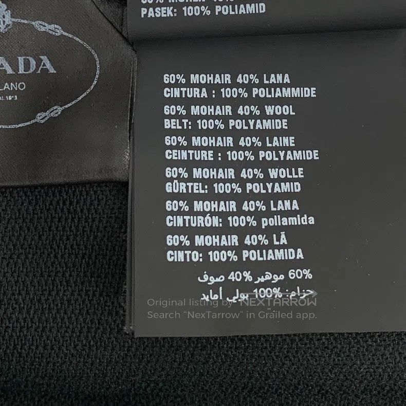 Prada Prada Dark gray horsehair buckle pleated skirt Size 26" / US 2 / IT 38 - 8 Thumbnail