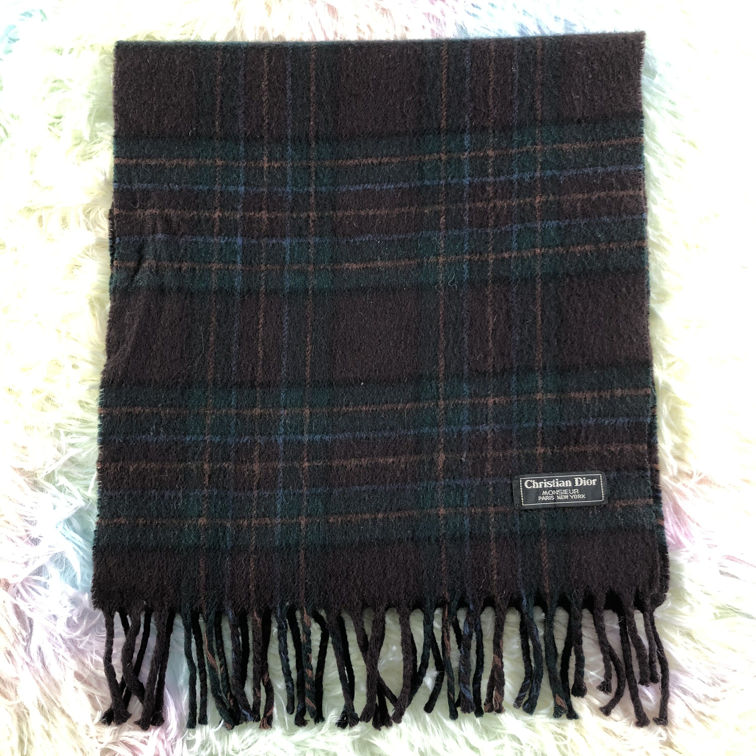 Vintage Christian Dior Monsieur Scarf / Muffler / Neckwear - KM384 Size ONE SIZE - 2 Thumbnail