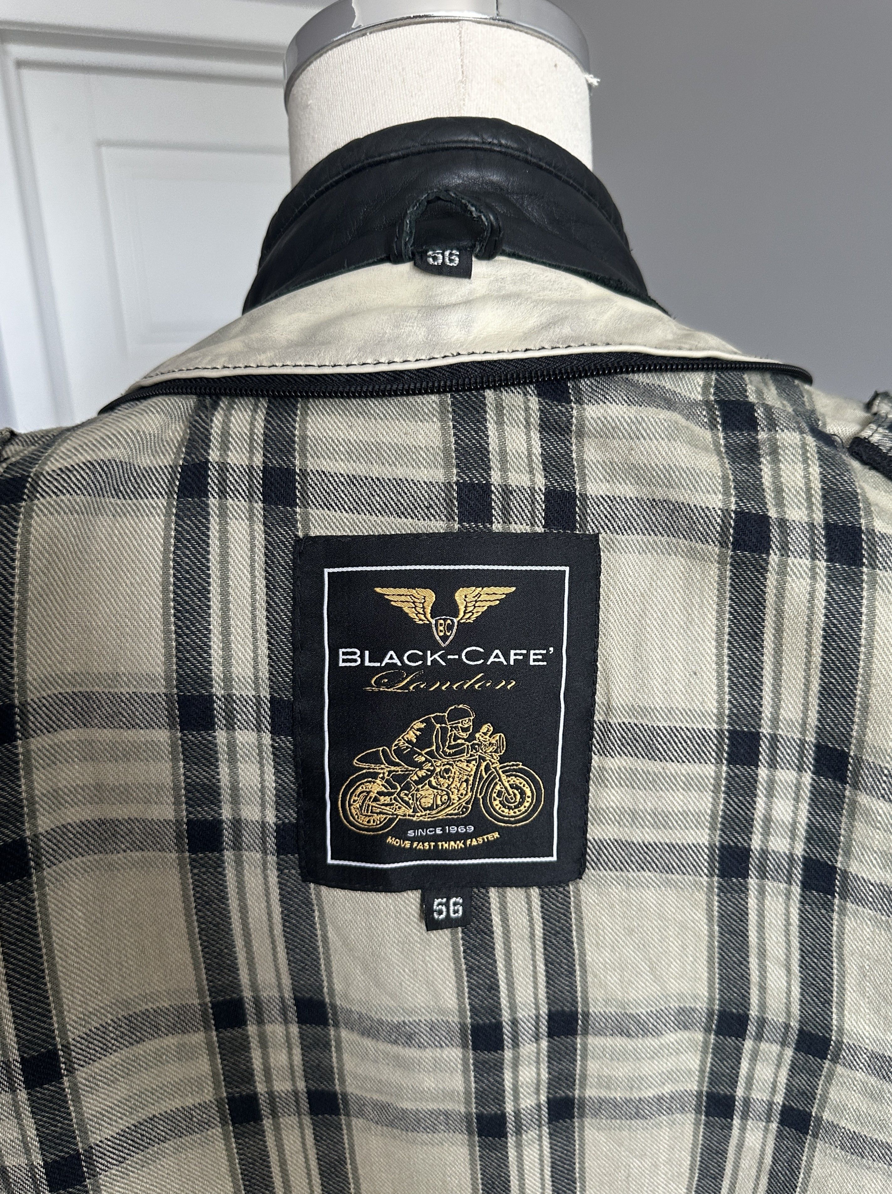 Other BLACK CAFE London Leather Jacket With Removable Lining L-XL Size US XL / EU 56 / 4 - 14 Thumbnail