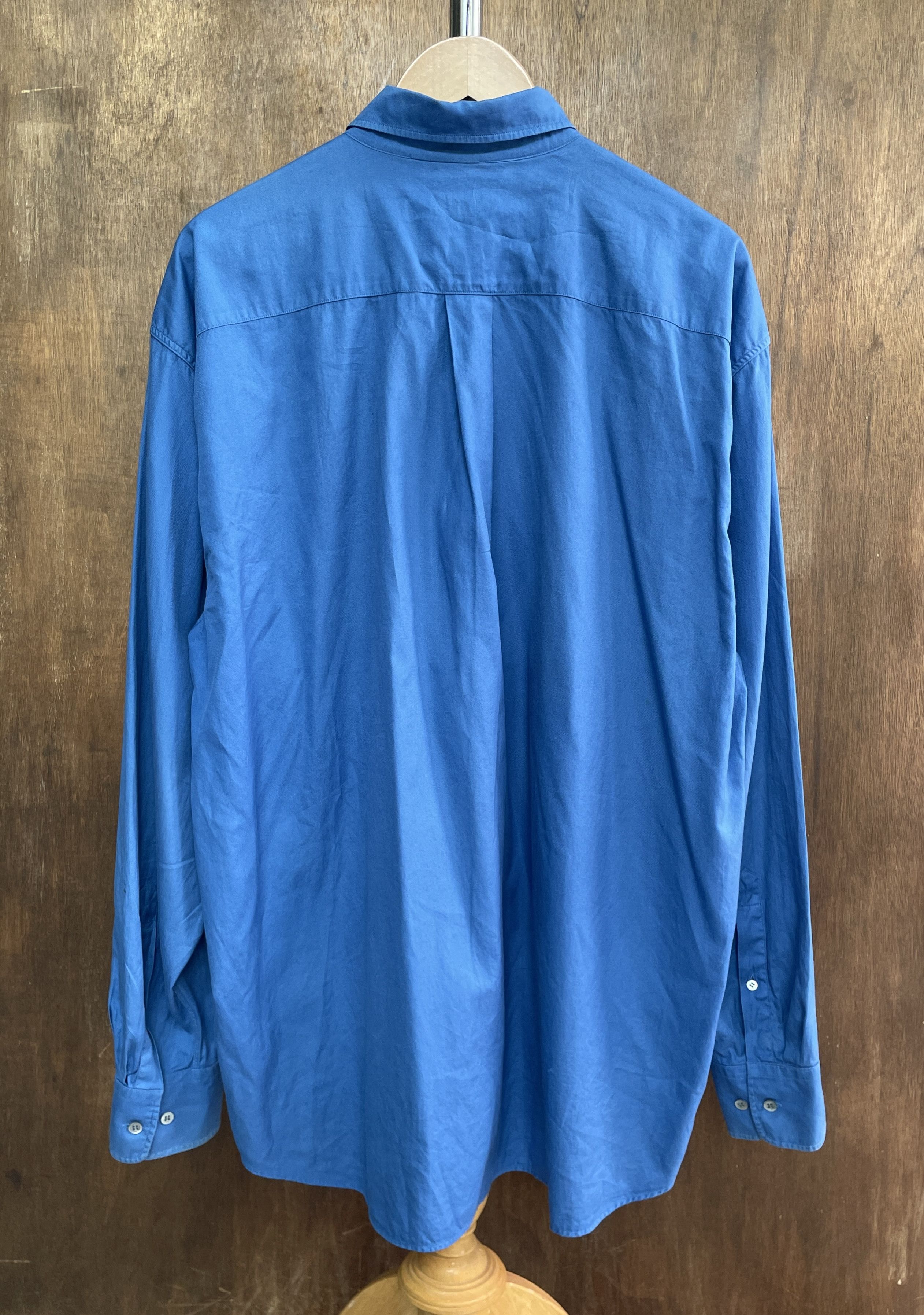 Dries Van Noten DRIES VAN NOTEN Classic Royal Blue Shirt Size US L / EU 52-54 / 3 - 6 Thumbnail