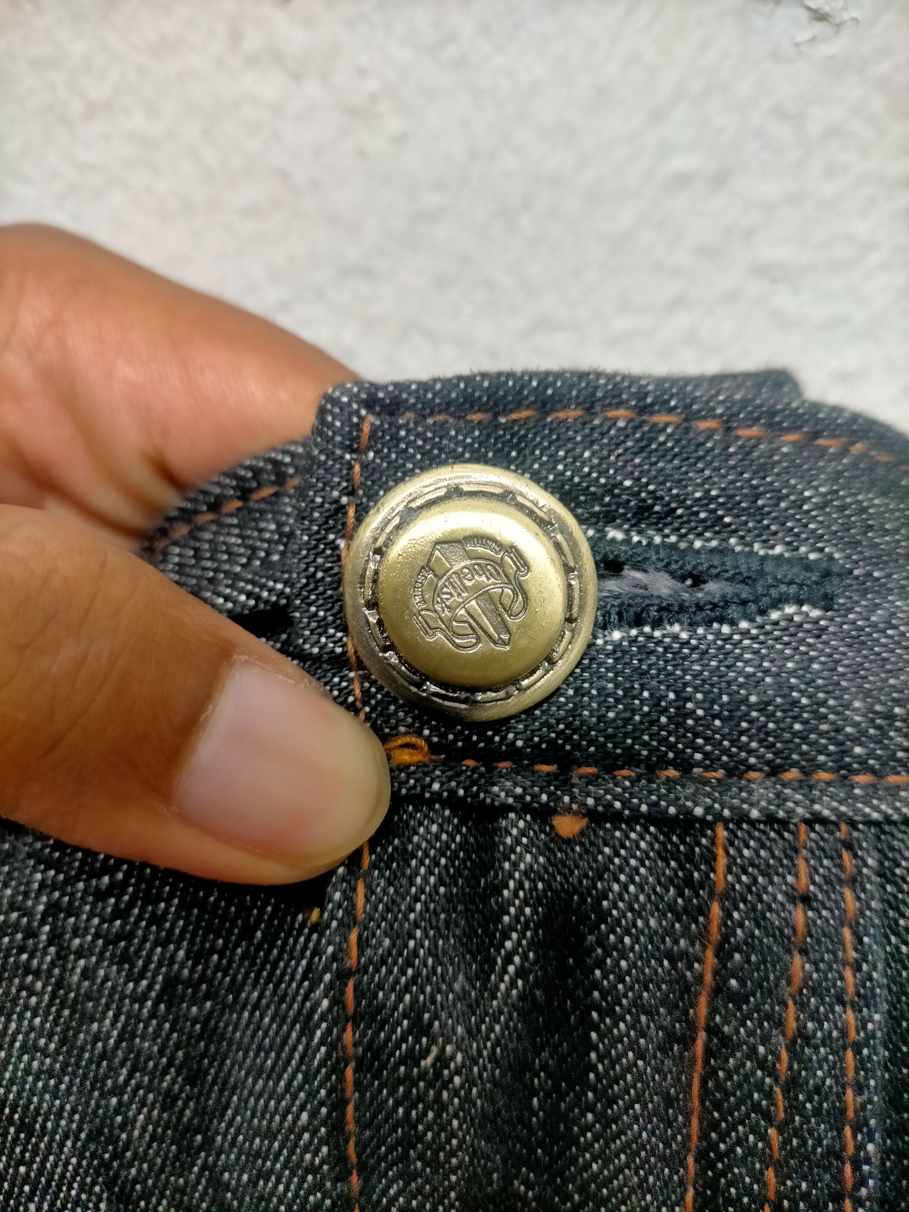 If Six Was Nine × Le Grande Bleu (L.G.B.) × Yoshiyuki Konishi Vintage Obelisk Flare Leather Denim Size US 32 / EU 48 - 8 Thumbnail