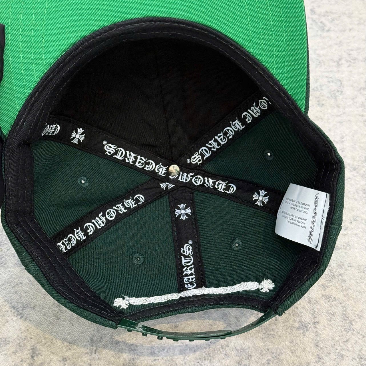 Chrome Hearts Chrome Hearts On Field Trucker Hat CH green/white Size ONE SIZE - 6 Thumbnail