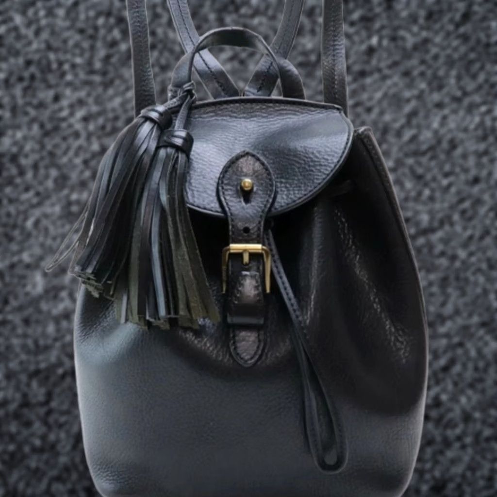 Ralph Lauren Ralph Lauren Women Bag Leather Black Ladies Limited Ed Polo Rucksack Medium Used Size ONE SIZE - 1 Thumbnail