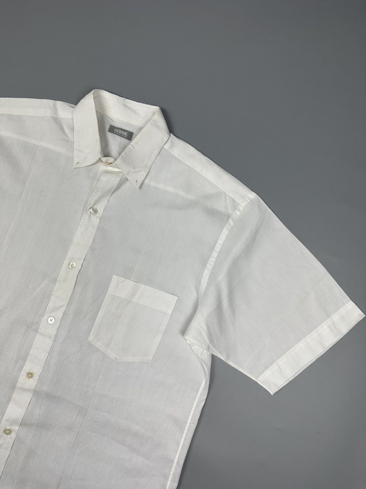 Comme des Garcons × Comme des Garcons Homme Vintage Comme Des Garcons Homme Button Up Size US L / EU 52-54 / 3 - 3 Thumbnail
