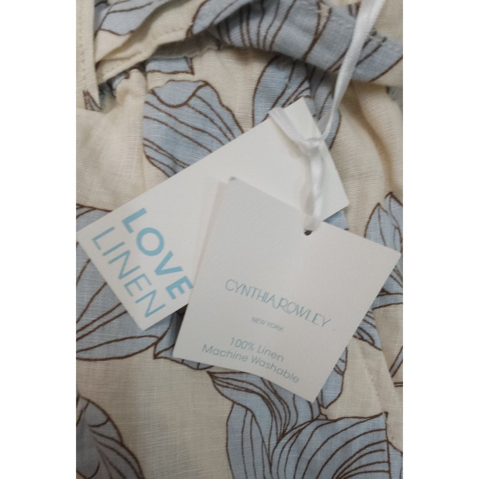 Cynthia Rowley Cynthia Rowley Women Shorts Floral Linen Flowers Beaded M Size 29" - 4 Thumbnail