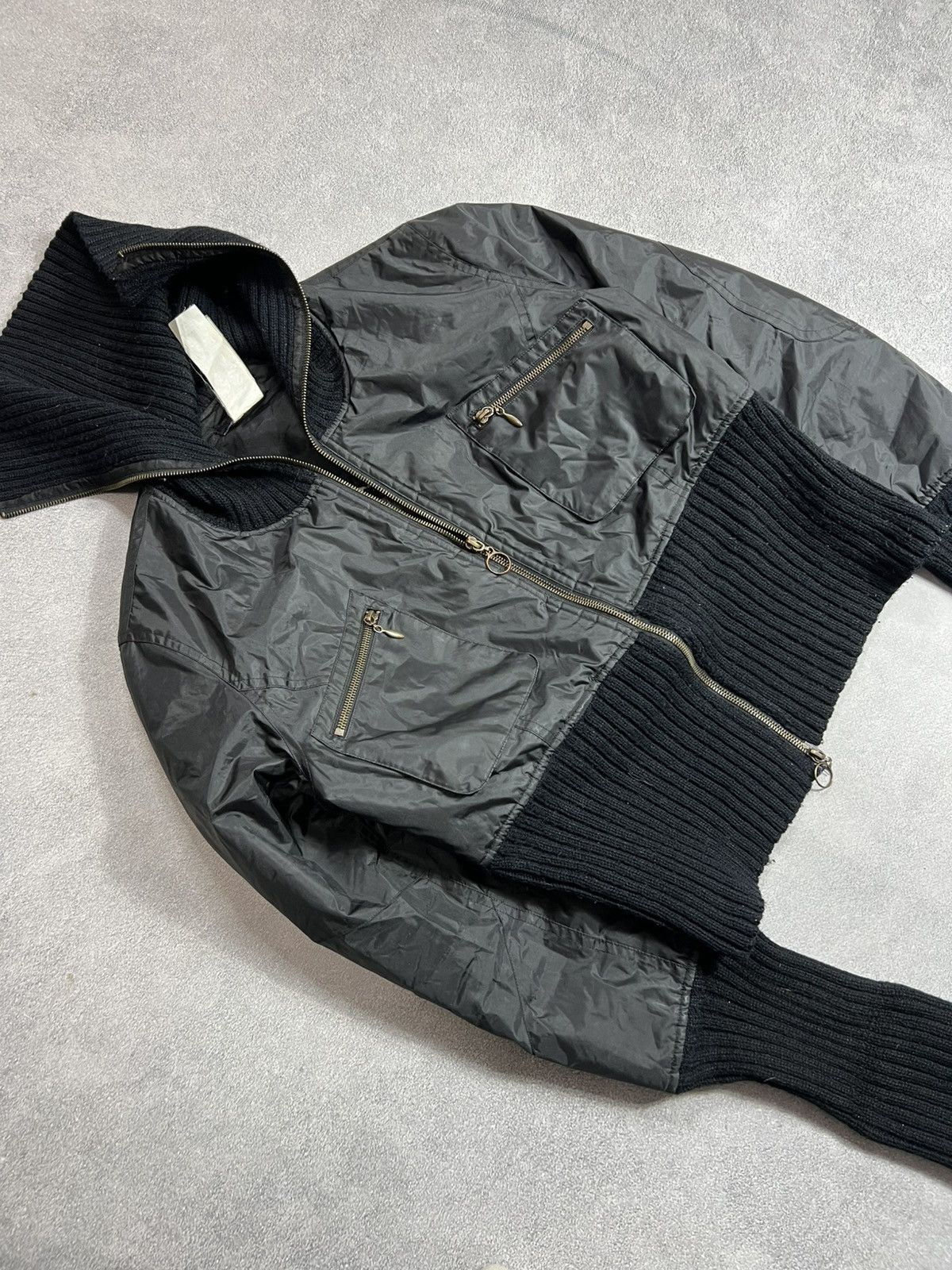 Japanese Brand VTG Punk Cargo IfSixWasNine LGB Style Cropped Bomber Jacket Size US S / EU 44-46 / 1 - 7 Thumbnail