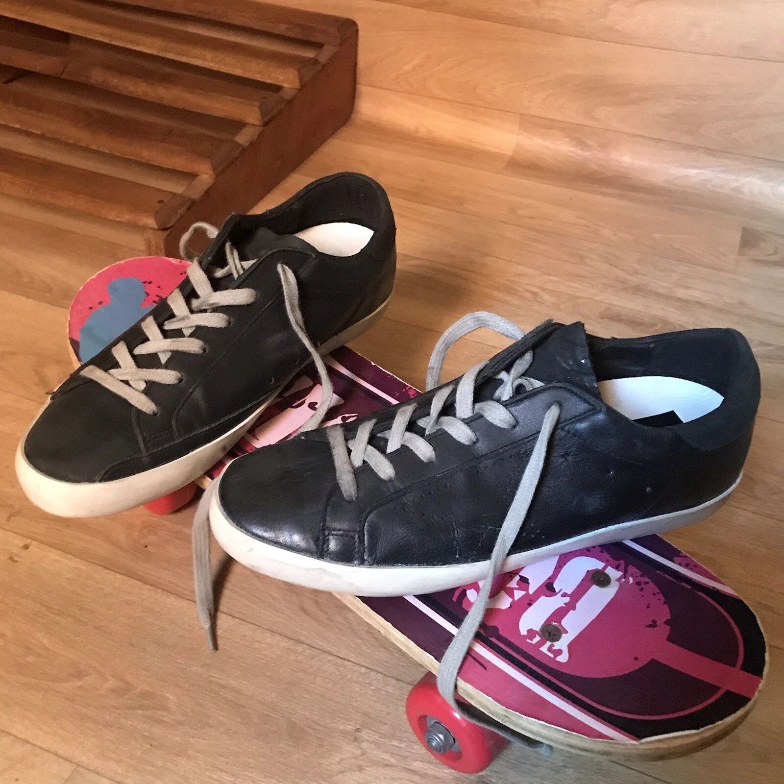Golden Goose GGDB Golden Goose Sneakers Superstar Low Top womens Black Size US 8 / IT 38 - 1 Thumbnail