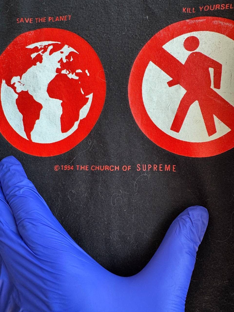 Supreme Vintage Supreme Save The Planet T-shirt M Size US M / EU 48-50 / 2 - 4 Thumbnail