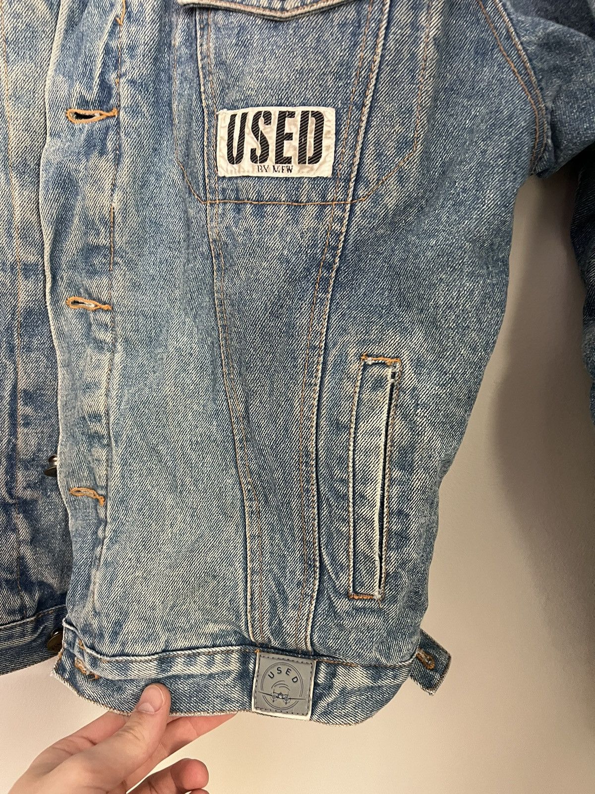 Vintage Vintage 1 Of A Kind Denim Sherpa Jacket Size US M / EU 48-50 / 2 - 3 Thumbnail
