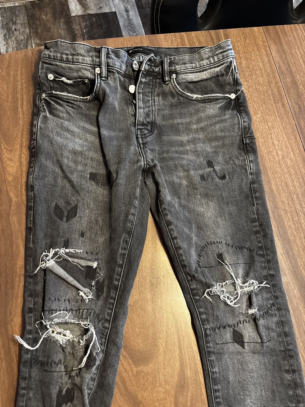 Purple Brand Black purple jeans Size US 30 / EU 46 - 1 Thumbnail