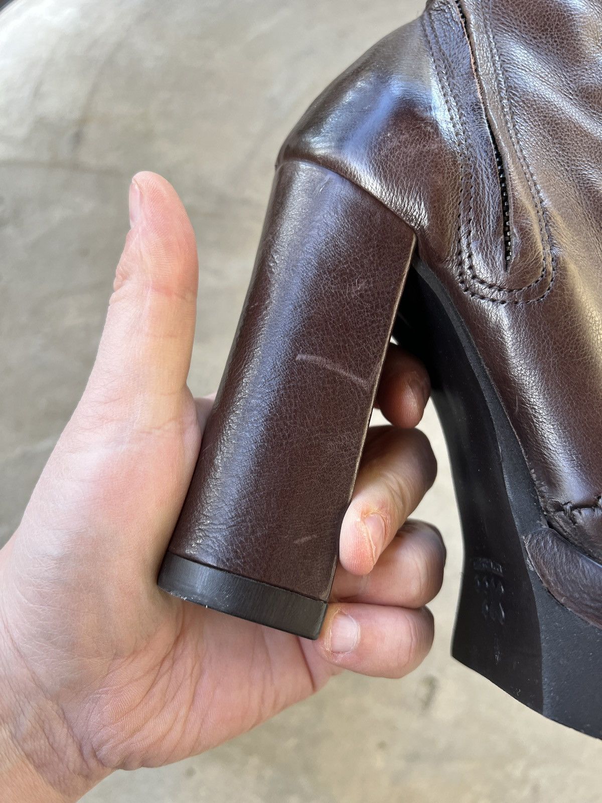 A.S.98 A.S.98 Leather Boots Size US 7 / IT 37 - 6 Thumbnail