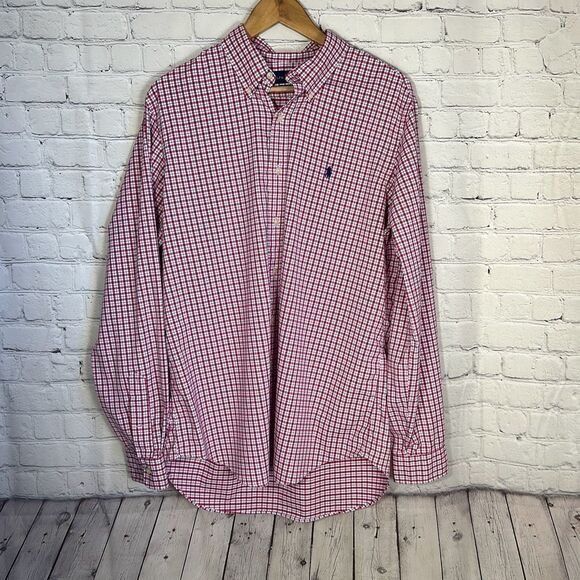 Ralph Lauren Ralph Lauren Polo Performance Plaid Nylon Shirt Size L Long Size US L / EU 52-54 / 3 - 1 Thumbnail
