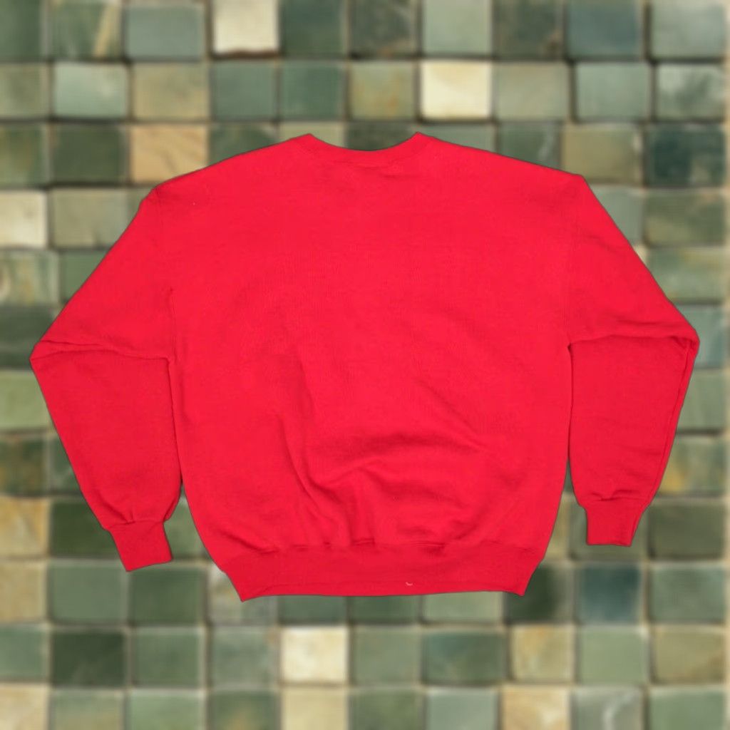 Vintage Chiefs Sweatshirt Mens 90s NFL Football KC Red Artex Size L Vintage Size US L / EU 52-54 / 3 - 1 Thumbnail