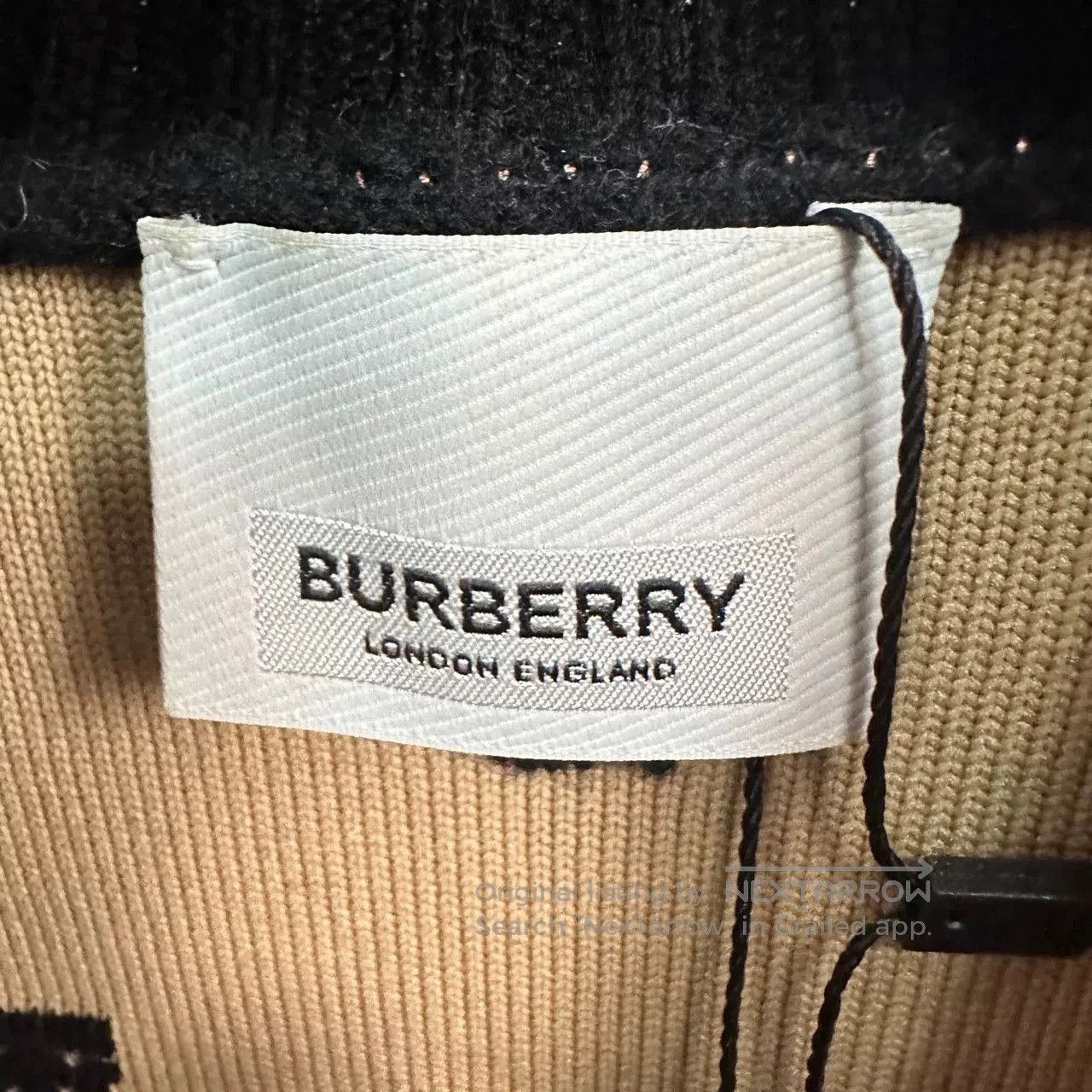 Burberry Burberry Black TB Print Wool Cardigan M. Size US M / EU 48-50 / 2 - 3 Thumbnail