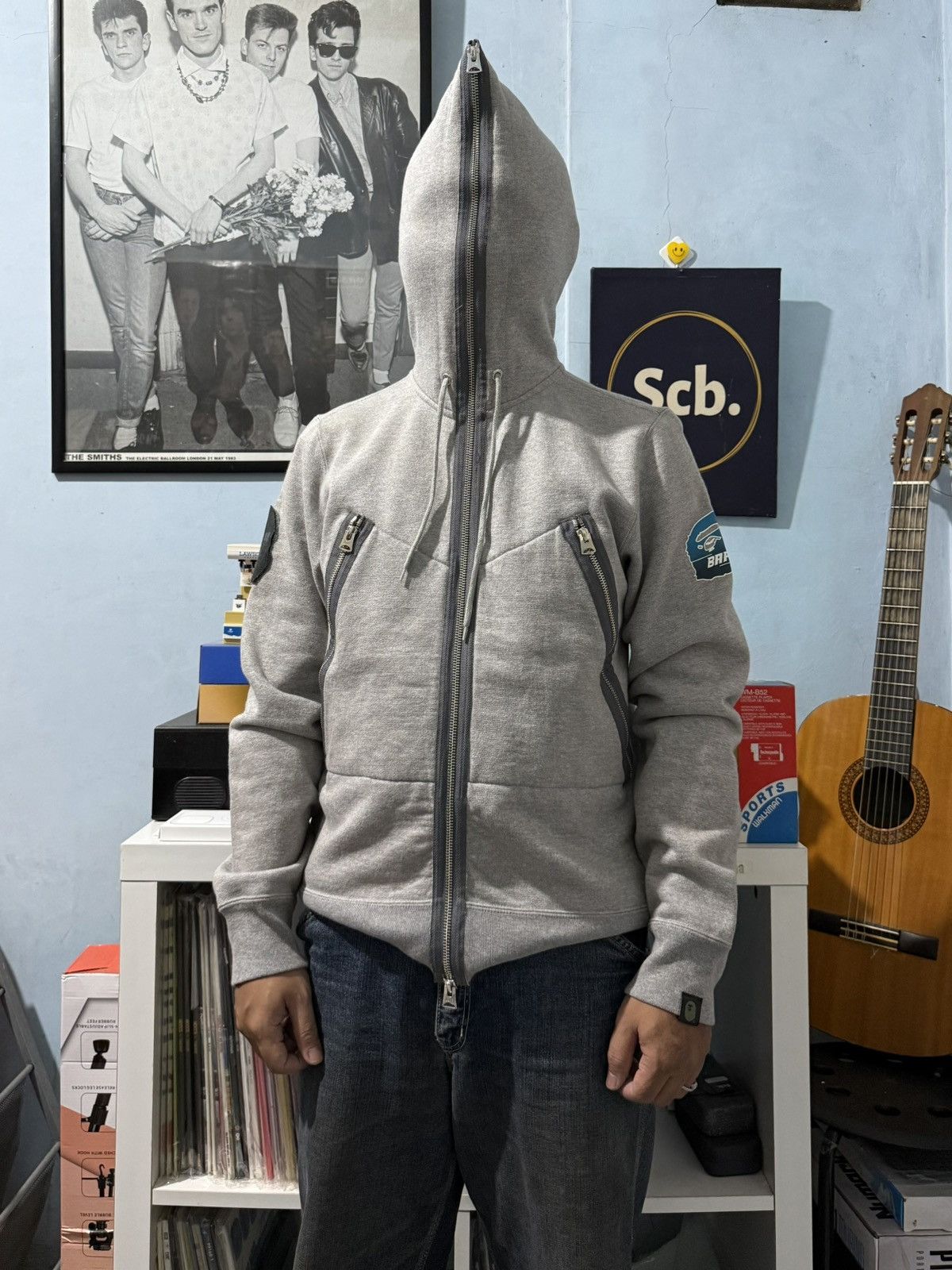 Bape Vintage Bape maritime S-R squadron uniform full ziphoodie Size US S / EU 44-46 / 1 - 9 Thumbnail