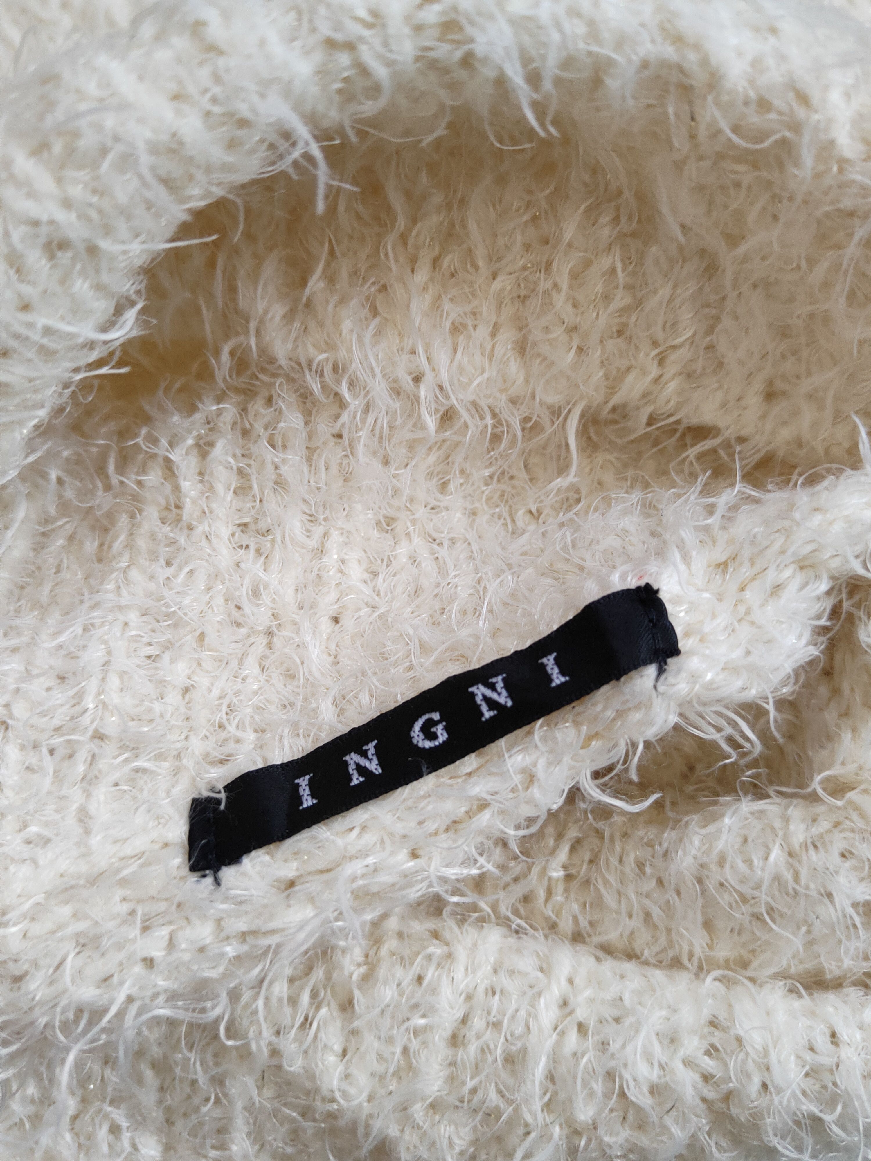 Homespun Knitwear × Japanese Brand Ingni Yellow Shag Shaggy Fur Mohair Knitwear #S2083 Size M / US 6-8 / IT 42-44 - 13 Thumbnail